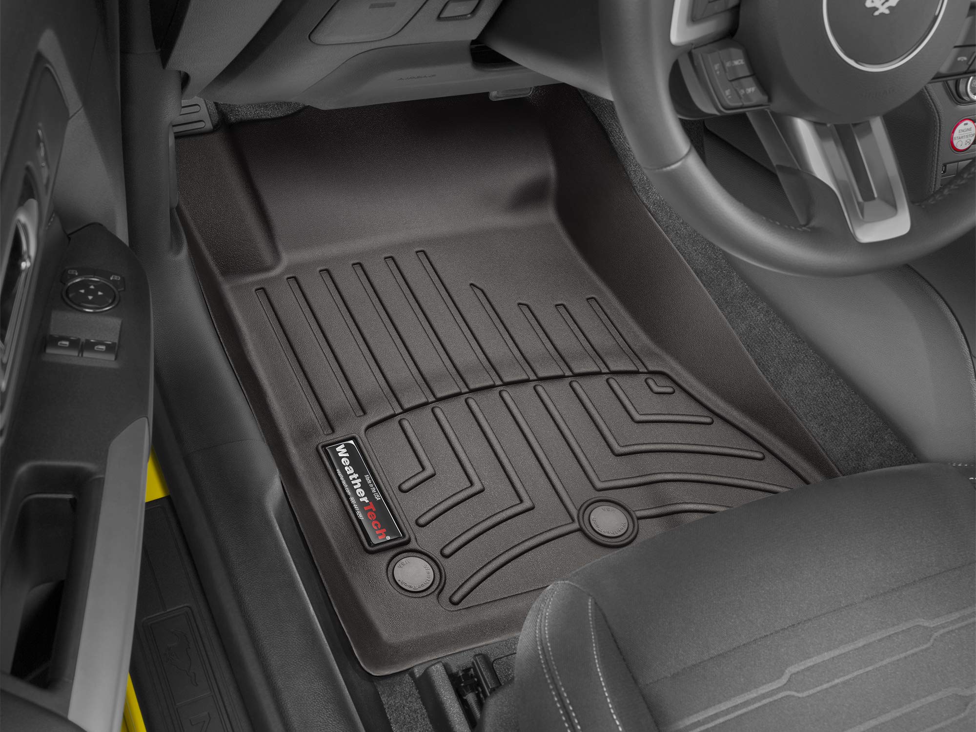 WeatherTech Custom Fit FloorLiners for Ford Mustang, Mustang Dark Horse, Mustang Mach 1, Mustang Shelby GT350R, Mustang Shelby G