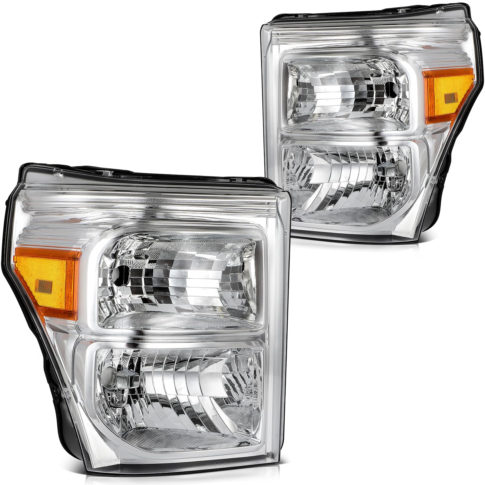 LBRST Headlight Assembly Fit 2011-2016 for F-250 Super Duty, 2011-2016 for F-350 Super Duty, 2011-2016 for F-450 Super Duty, 201