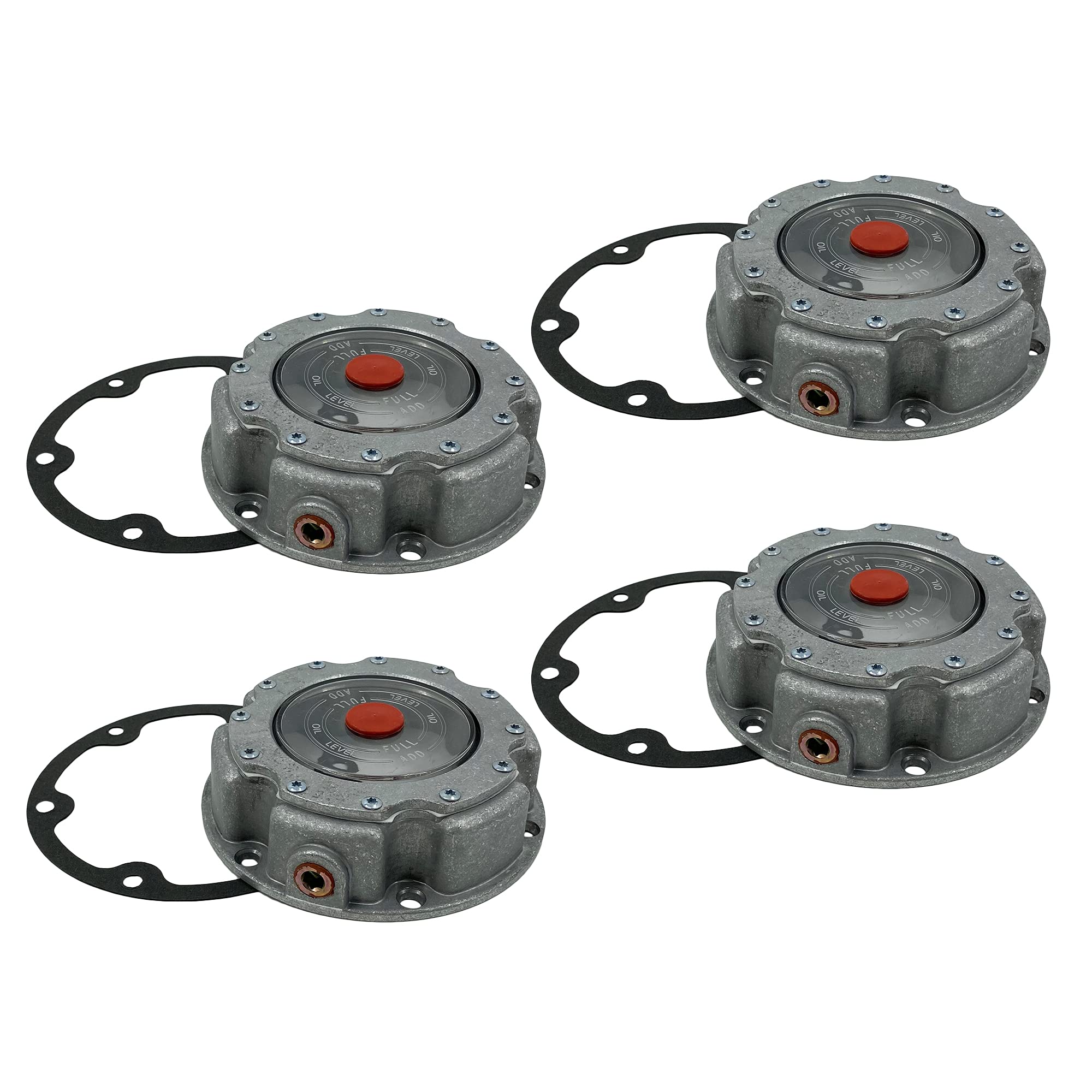 Torque 3434249 Aluminum Hub Cap For Steer Axle (Replaces Stemco 343-4249, Skf 1703,1753)