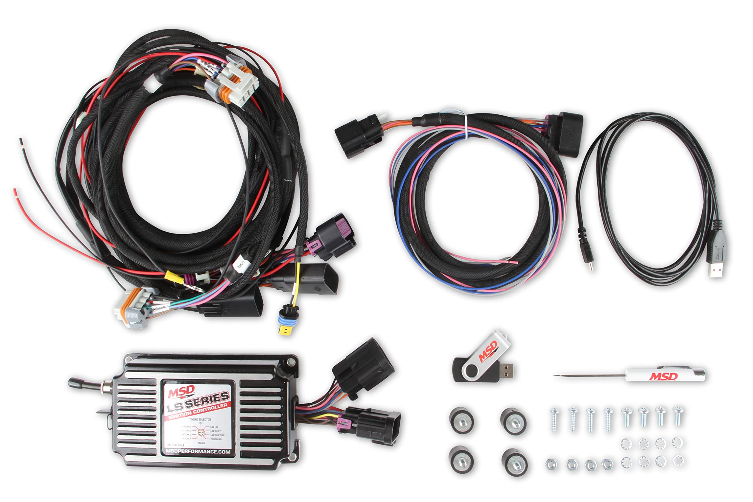 Msd 60143 Ignition Control, Timing/Rev Ls, Black