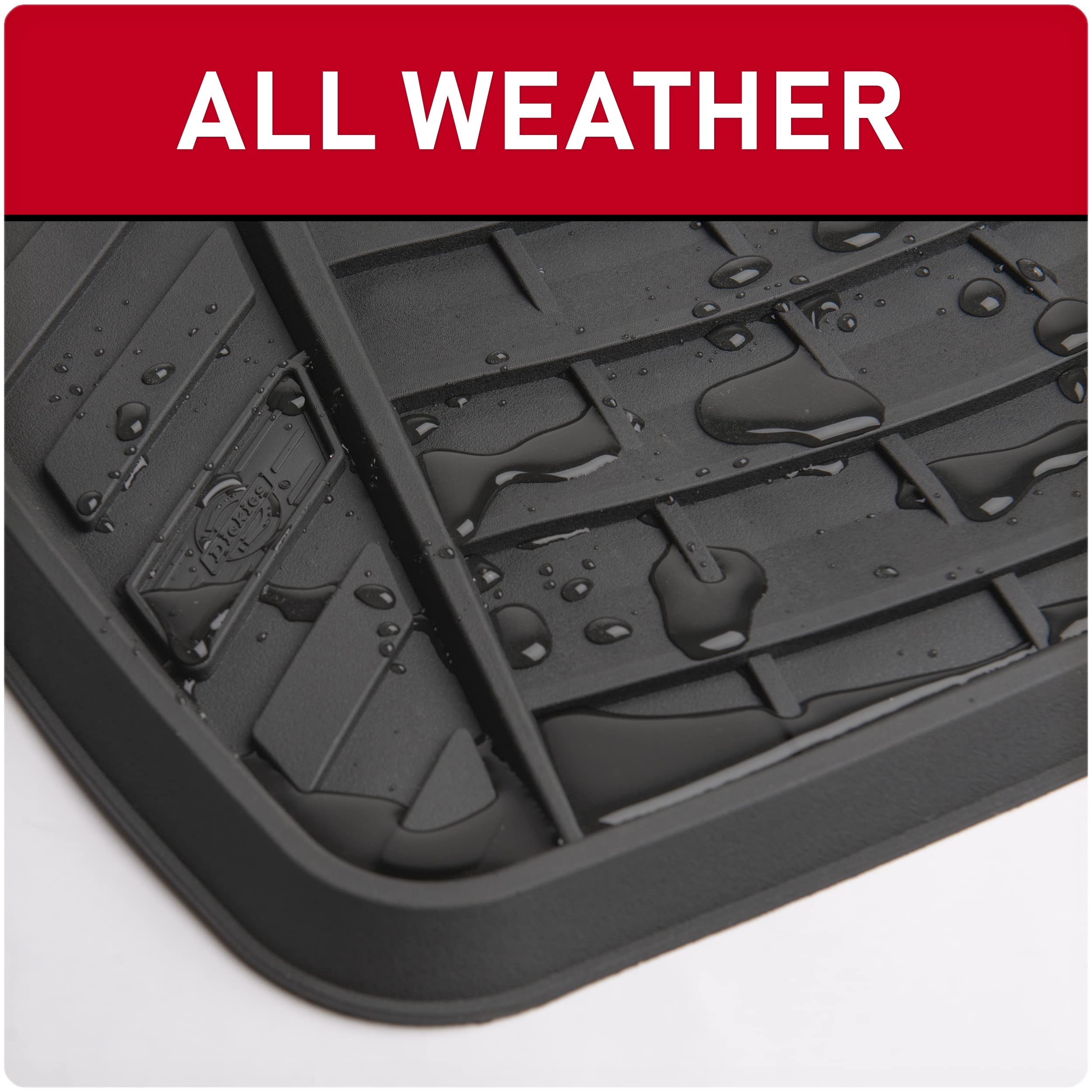 Custom Accessories 4-Piece Anodized Sport Floor Mats, All-Weather Car Floor Mats, Trim-To-Fit Mats For Cars, Trucks, Suvs, All-S