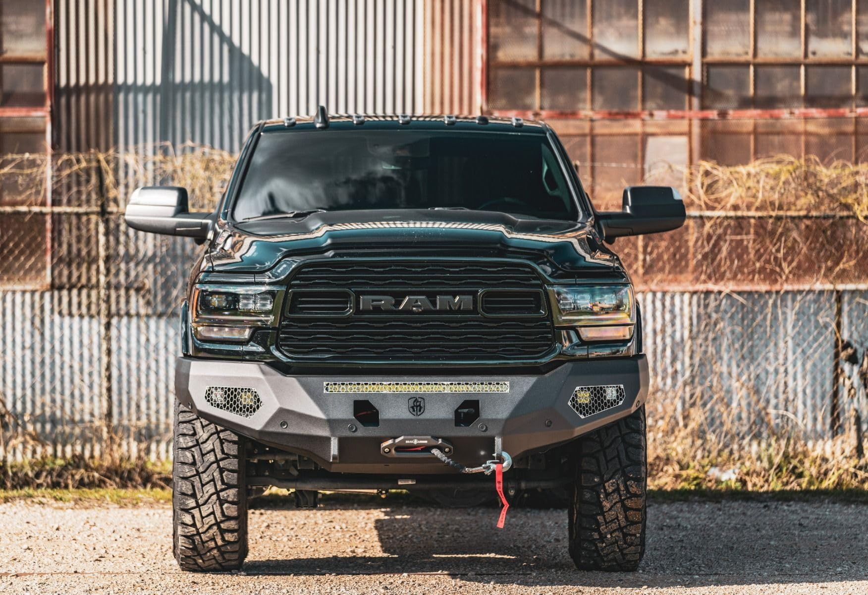 Road Armor 2204Df-B1-P3-Md-Bh Identity Full Width Raw Front Hd Bumper