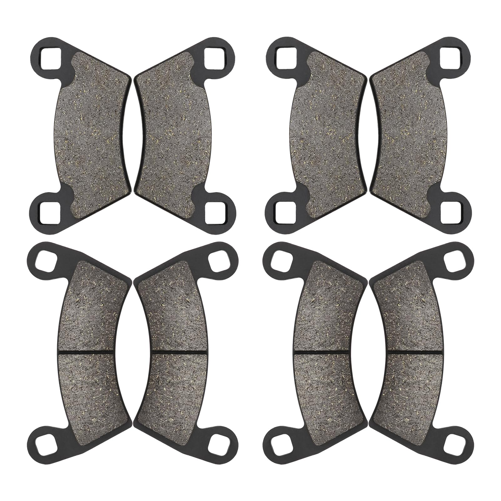 Front And Rear Brake Pads For Polaris Ranger 500 570 800 700 900, Rzr 900 Xp, Ranger 900 Xp, Ranger 800 Xp 4X4, Ranger Xp 700, R