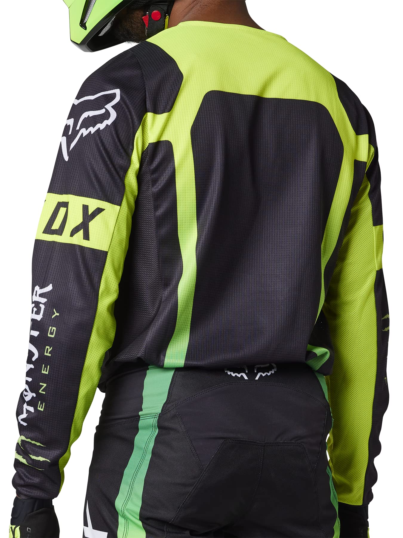 Fox Racing Men's 180 Monster Motocross Jersey, X-Large, Black, Polyester, Model 29615-001