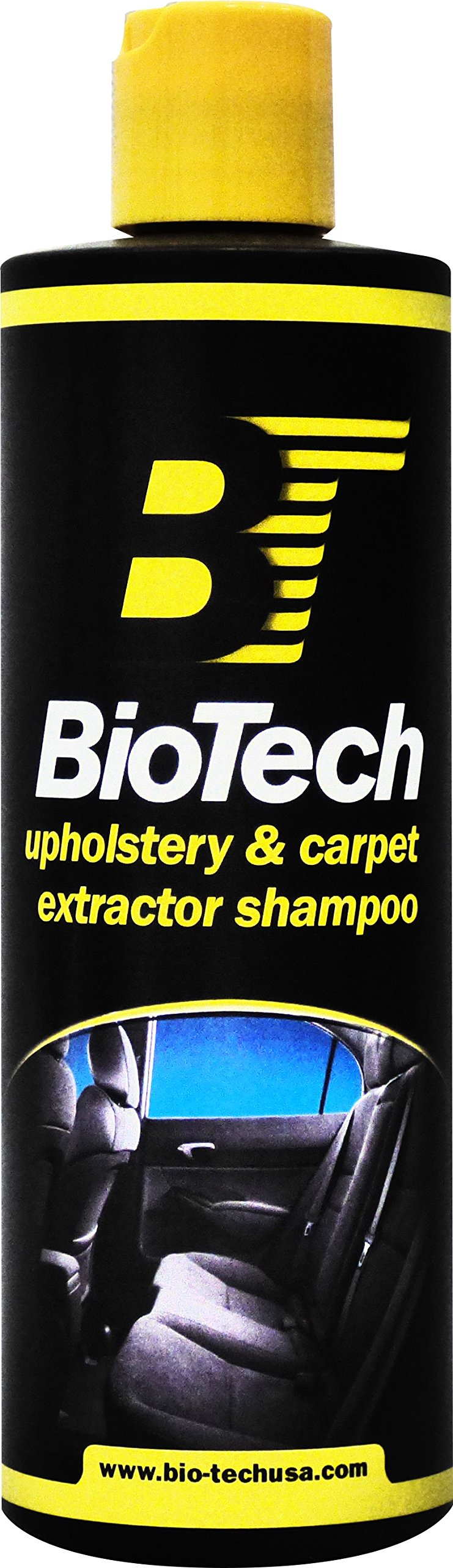 BioTech Upholstery & Carpet Extractor Shampoo, Carpet Cleaner, Upholstery Cleaner, Biodegradable, Removes Tough Stains, Long Las