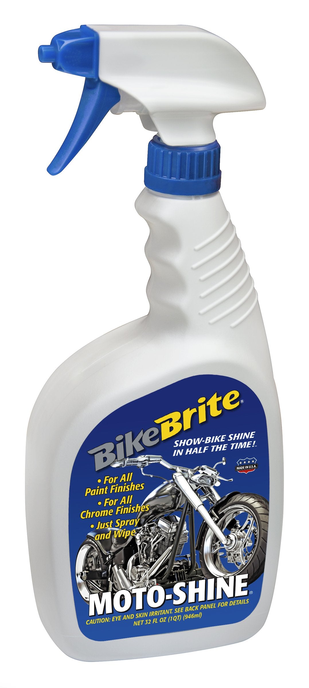 Bike Brite Moto Shine Motorcycle Cleaner, 32 fl. oz., Pink, Model MC25000