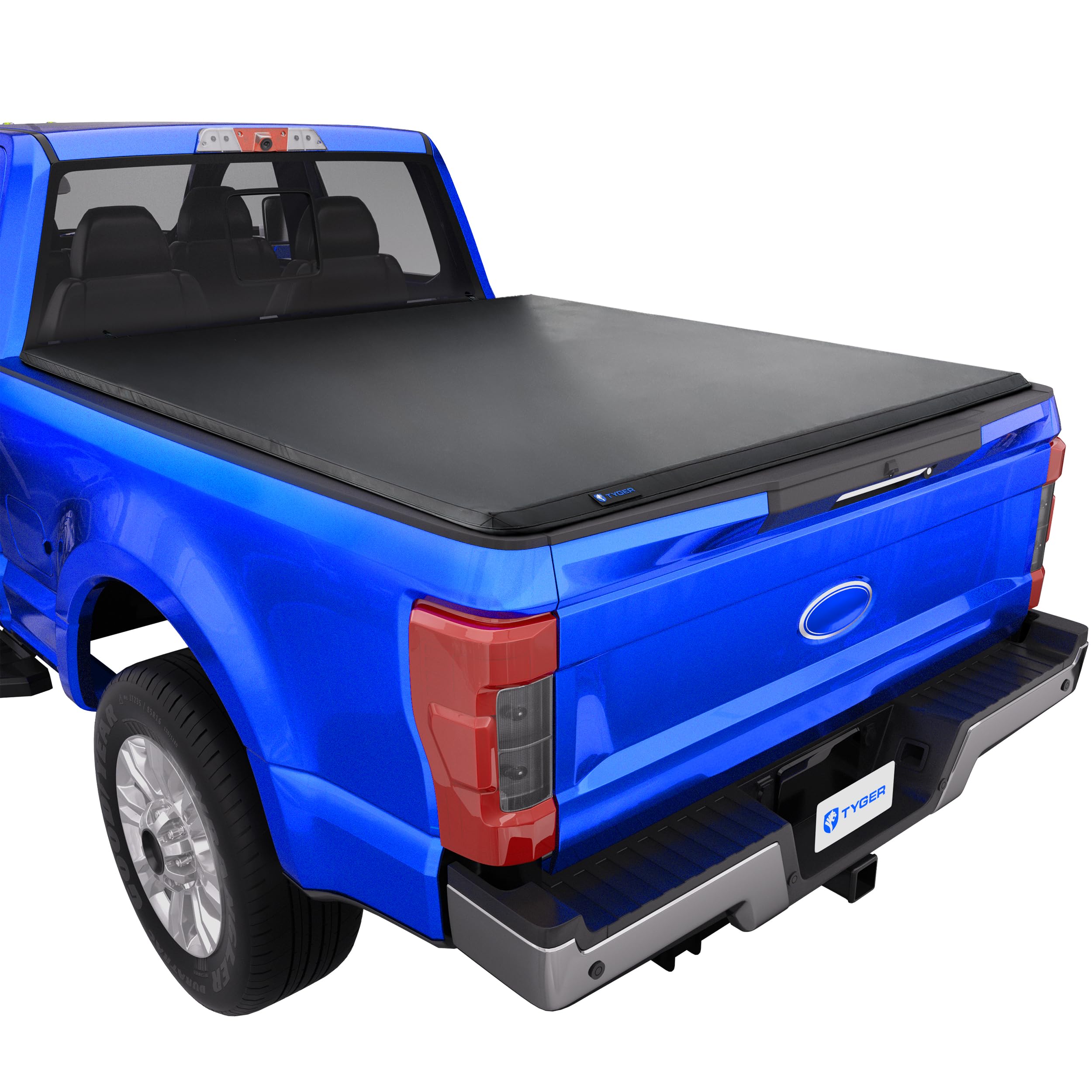 Tyger Auto T3 Soft Tri-fold Truck Bed Tonneau Cover Compatible with 2017-2024 Ford F-250 F-350 Super Duty | 8' (98'') Bed | TG-B