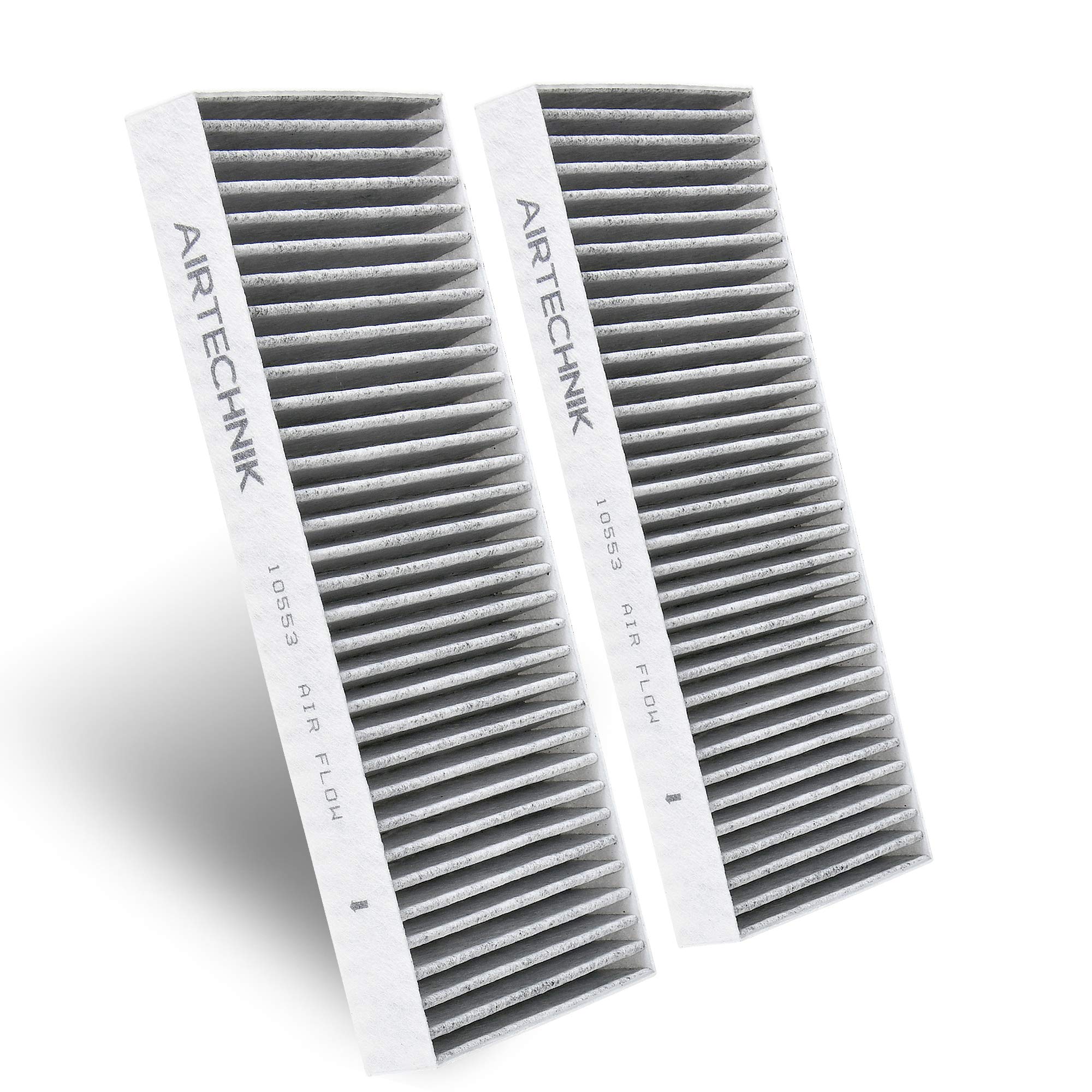 AirTechnik CF10553 Cabin Air Filter w/Activated Carbon | Fits Nissan Frontier 05-21, NV1500/NV2500/NV3500 12-15, Pathfinder 05-1