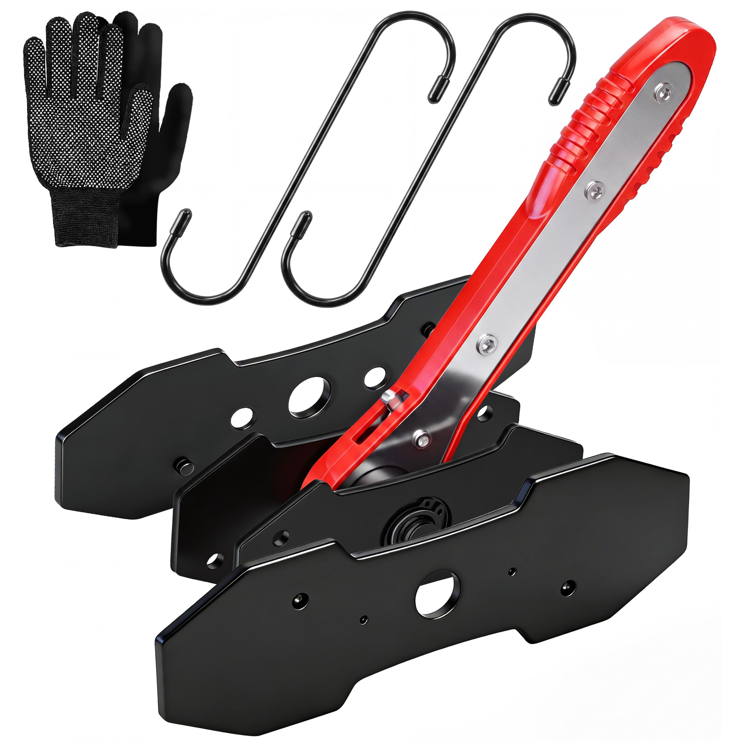 Brake Caliper Compression Tool, Brake pad spreader, Caliper Piston Compressor Tool with 360 Degree Swing Ratchets, 2PCS Large Pl