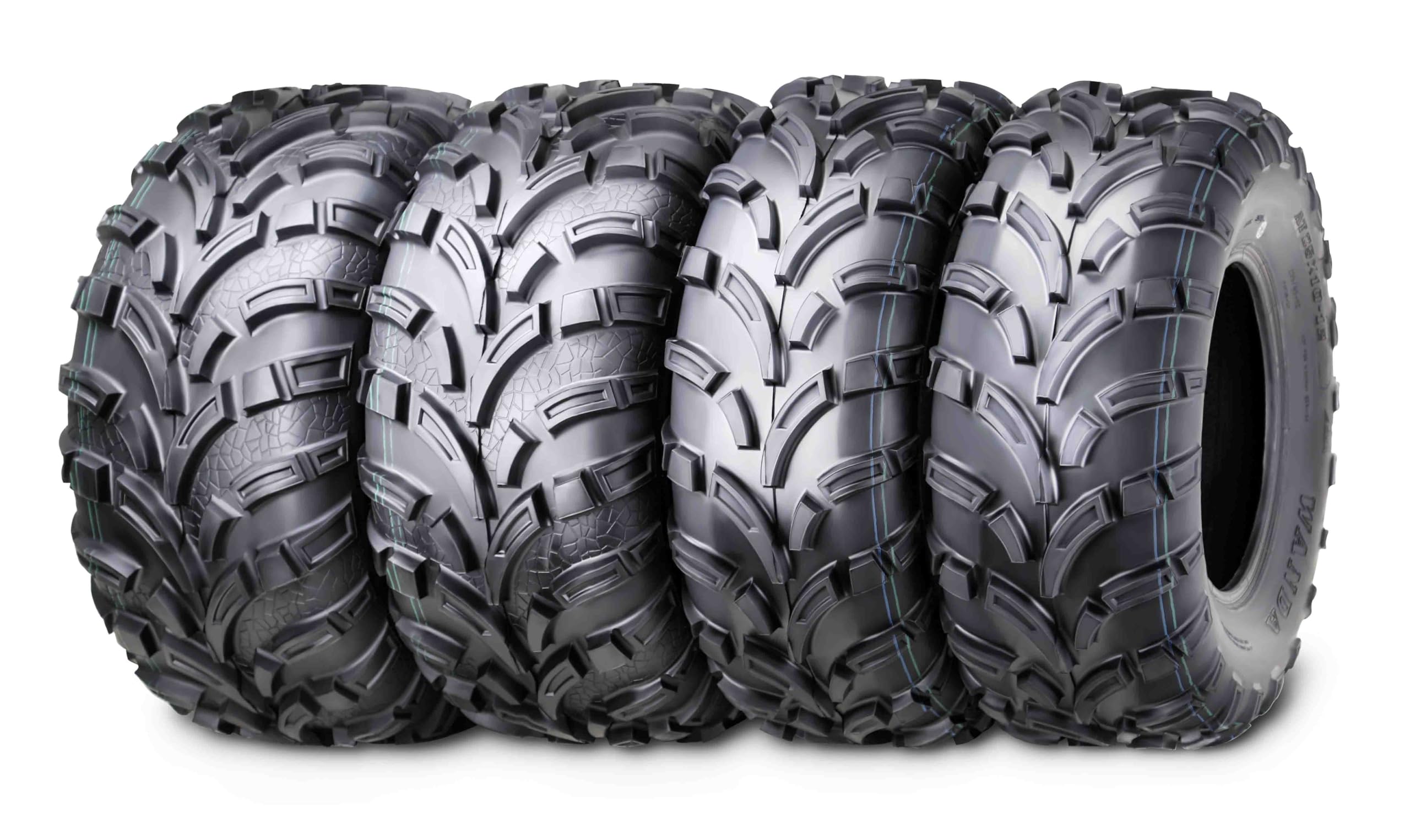 Wanda Set Of 4 New Atv/Utv Tires 25X10-12 Front & 25X11-12 Rear /6Pr P373 High Load Tires...