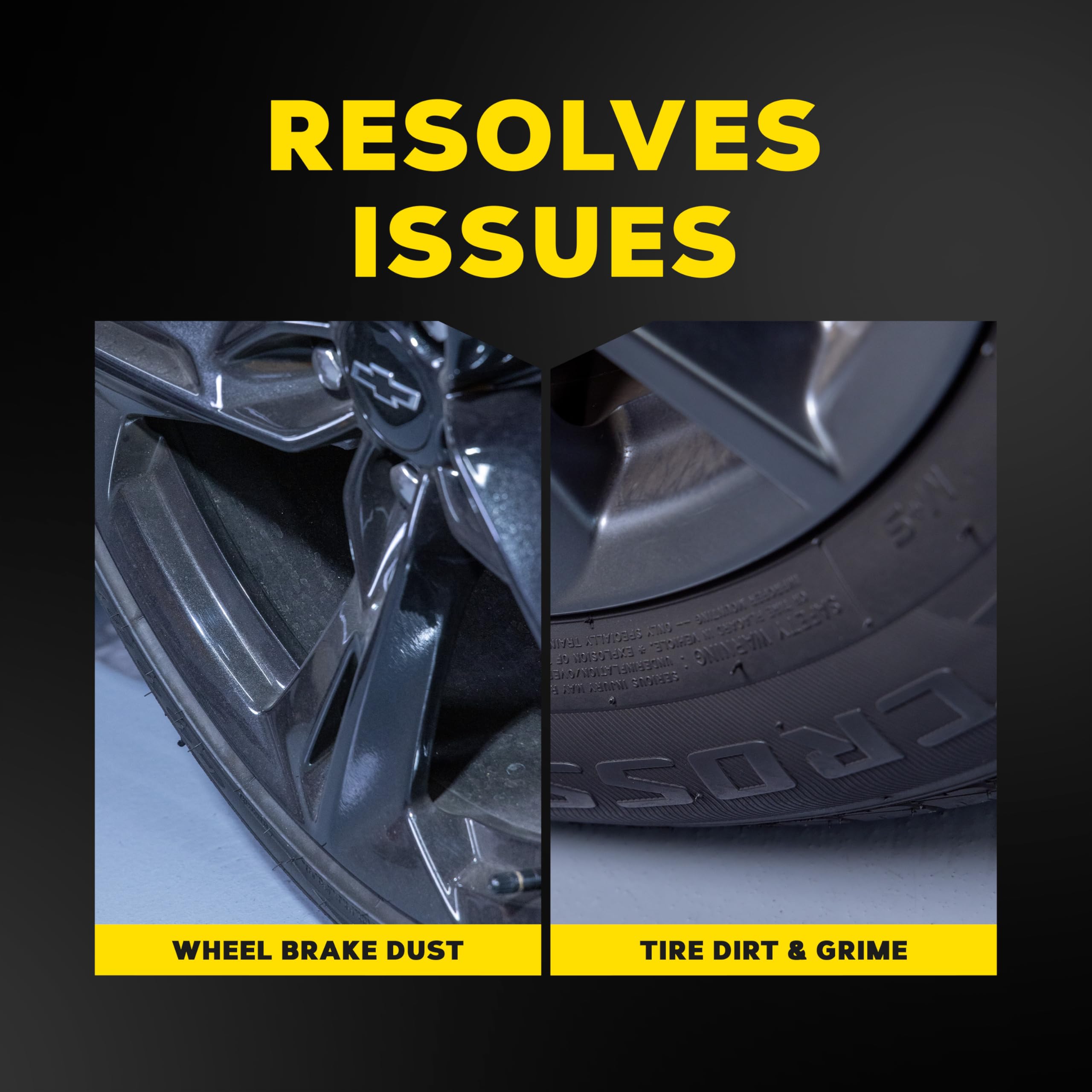 Meguiar'S Hot Rims Wheel & Tire Cleaner, Powers Through Brake Dust & Grime - 24 Oz Spray Bottle