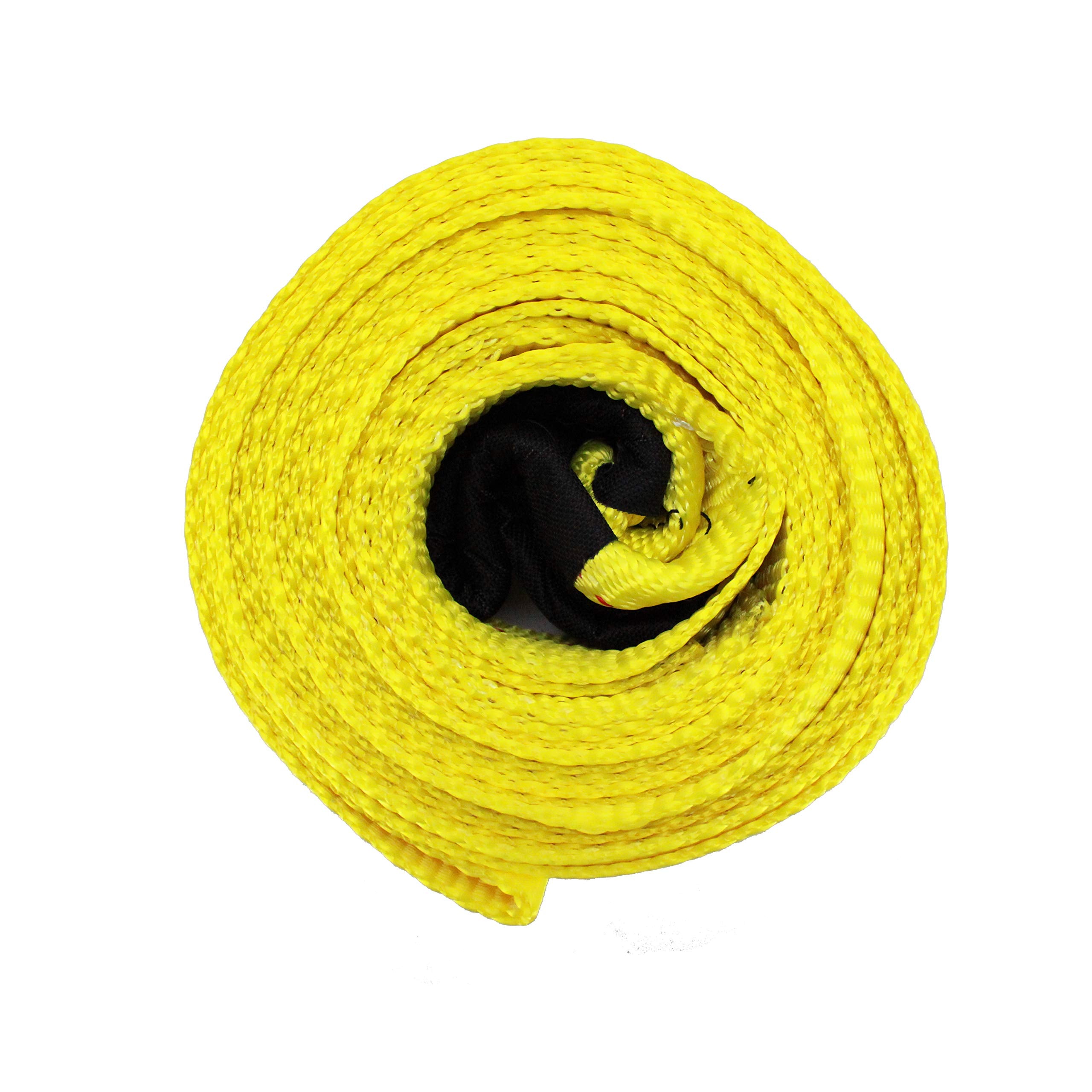HFS(R) Yellow Tree Saver, Winch Strap, Tow Strap 30,000 Pound Capacity (3X20FT)