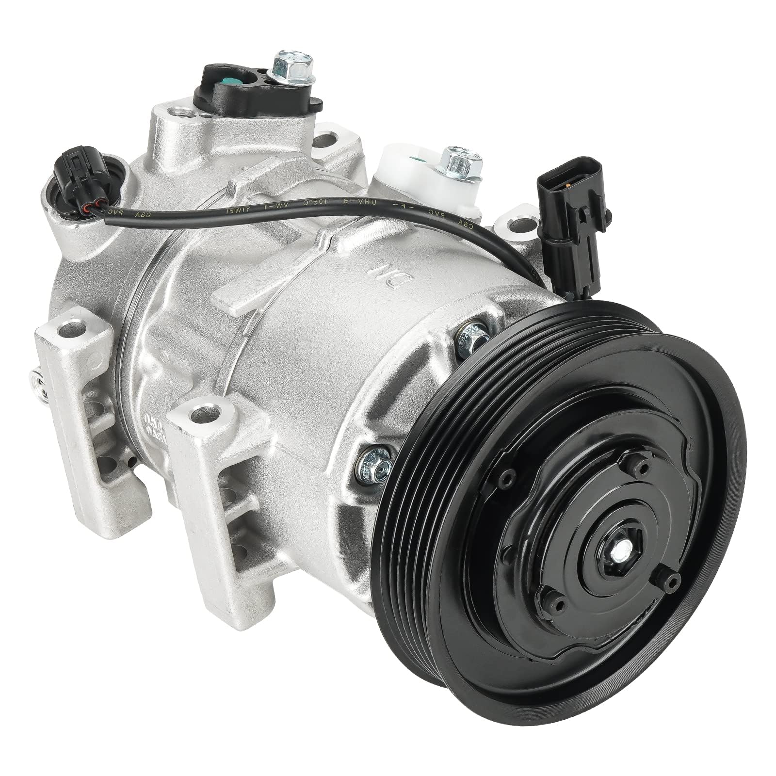 New AC Air Condition Compressor w/Clutch for Hyundai Accent 1.6L 2012-2017, 2012-2017 for Kia Rio 1.6L, only Automatic Temperatu