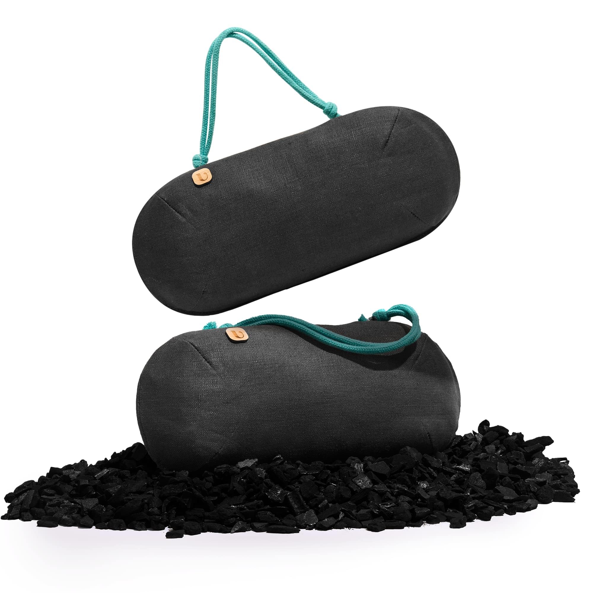 Purggo Car Air Freshener - Lasts 365+ Days - No Chemicals - 100% Activated Bamboo Charcoal - No Fragrance Deodorizer, Auto Odor