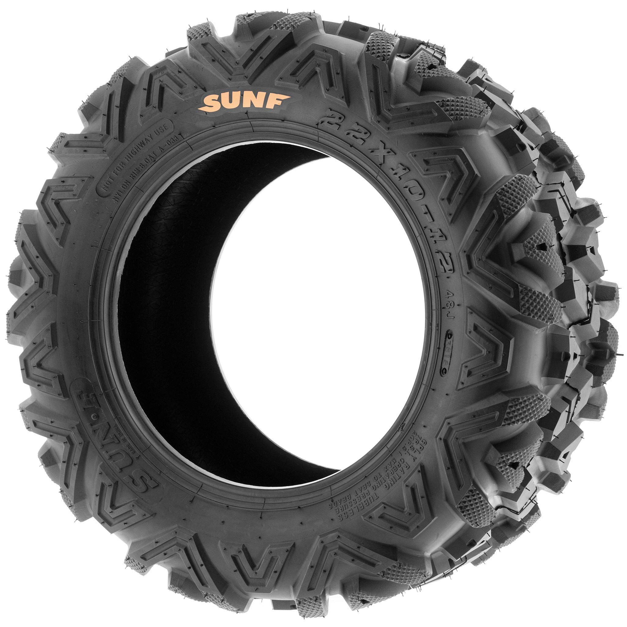 Sunf 25X10-11 25X10X11 All Terrain Tires Atv Utv 6 Pr Power I A033 - Set Of 4