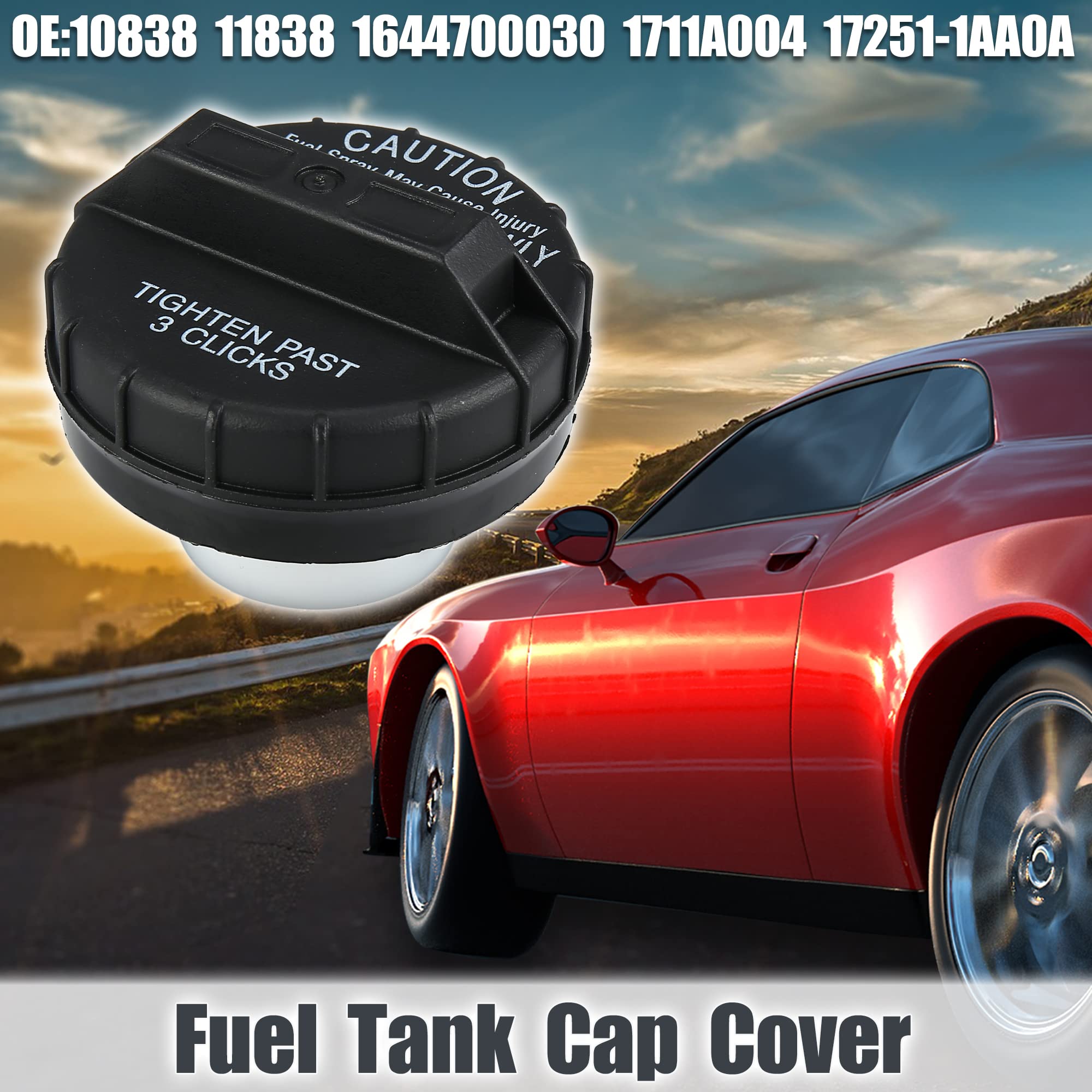 X Autohaux 10838 Fuel Petrol Tank Cap Cover Door Accessories For Nissan Frontier 2001-2011