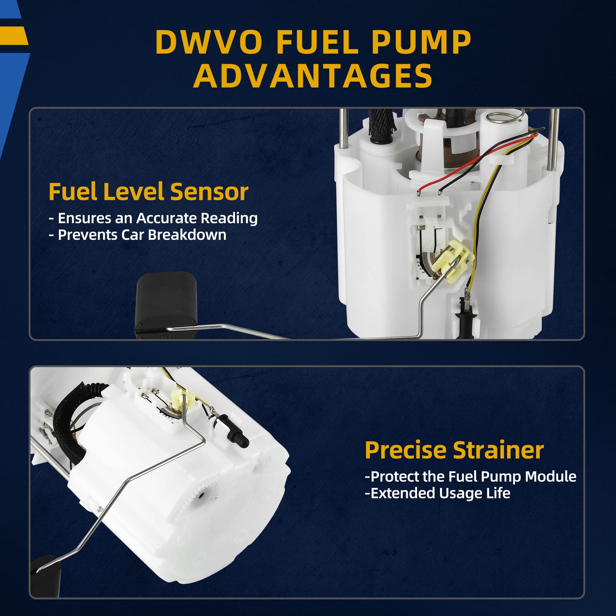 Dwvo Fuel Pump Compatible With 2007 2008 2009 2010 2011 2012 Sentra 2.0L 2.5L