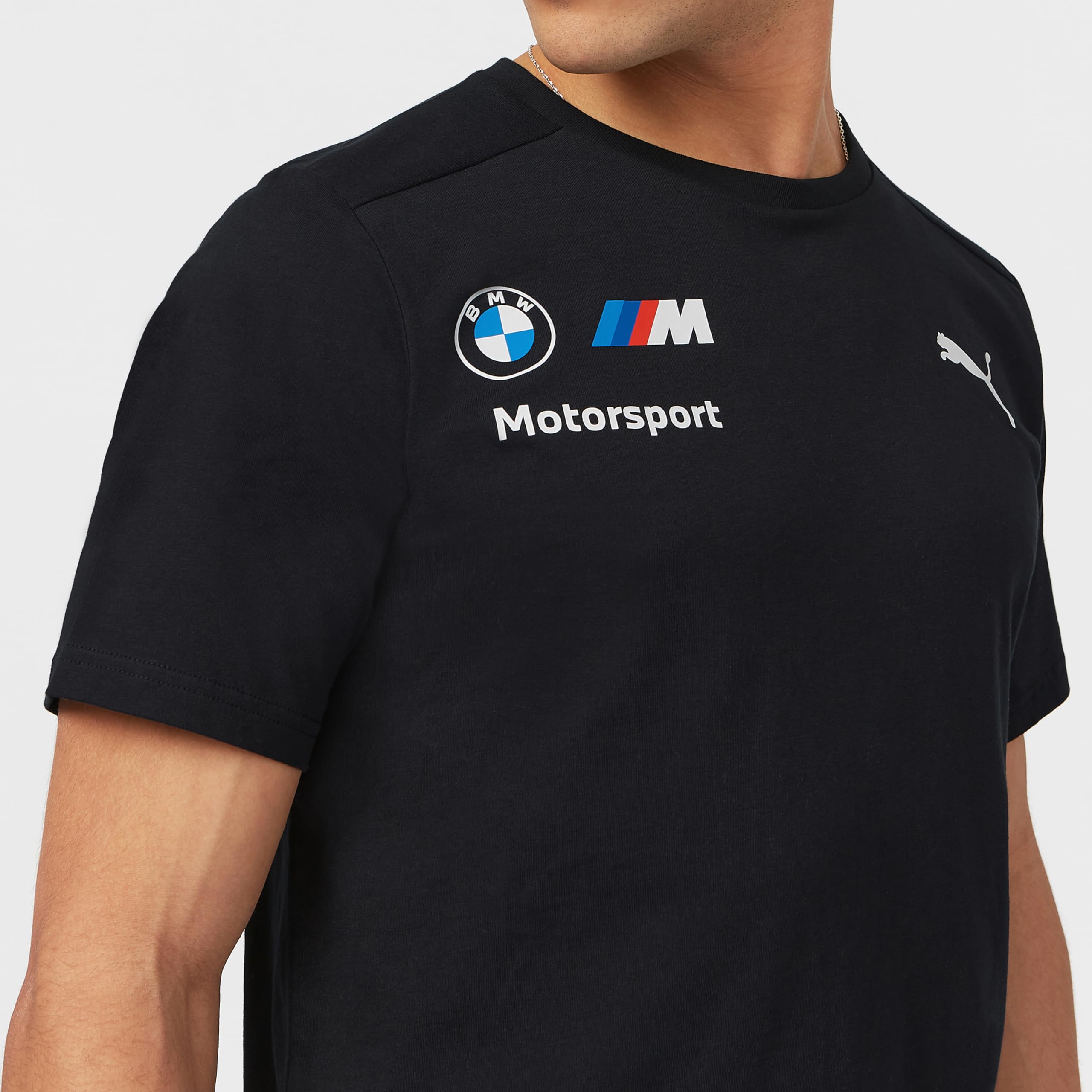 Fuel For Fans Puma Men's BMW Motorsports T-Shirt - Grey - Large, Cotton, Model 701219209-001-215