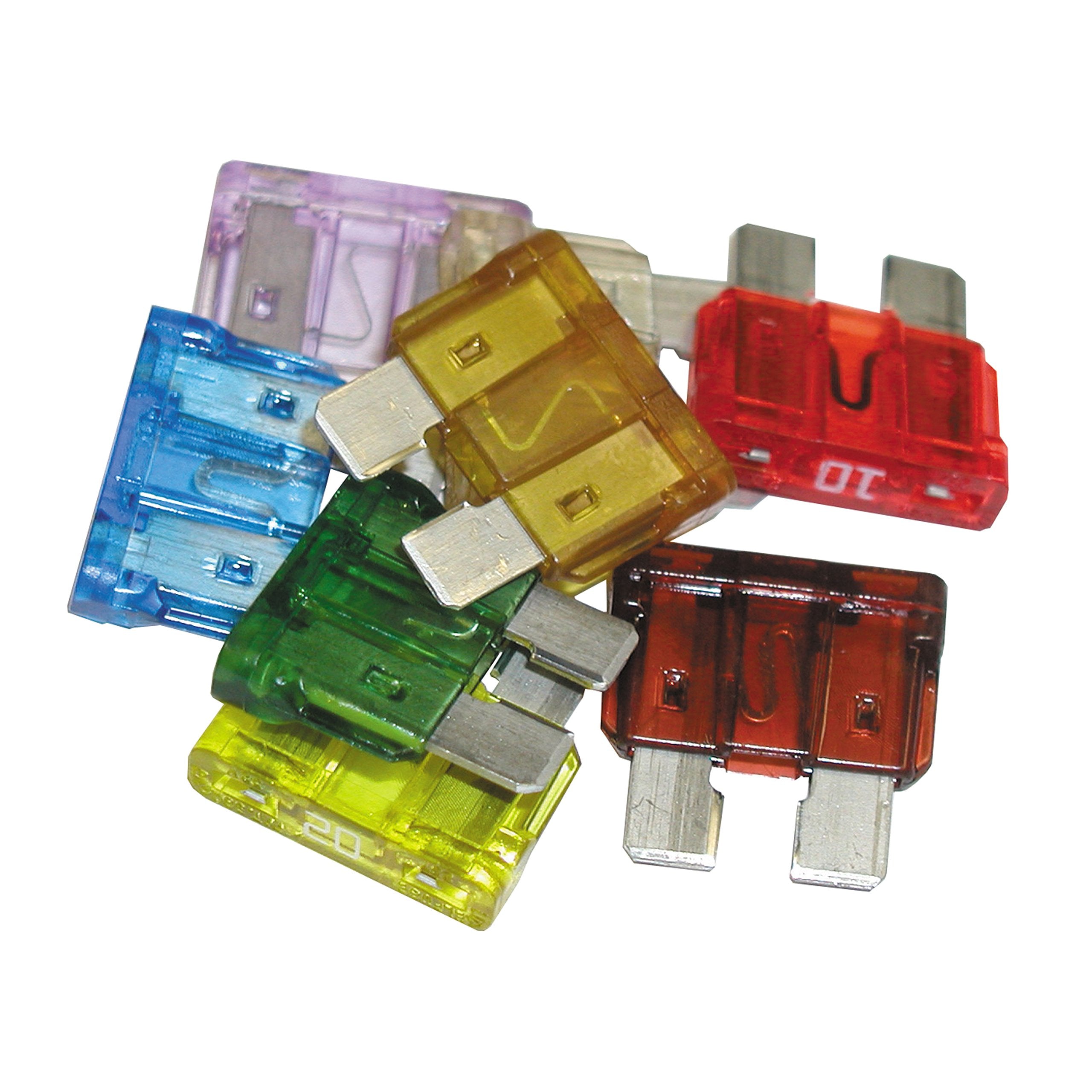 WirthCo Battery Doctor 30903 6-Piece Fuse Kit, MidBlade ATC/ATO Fuses - Assortment