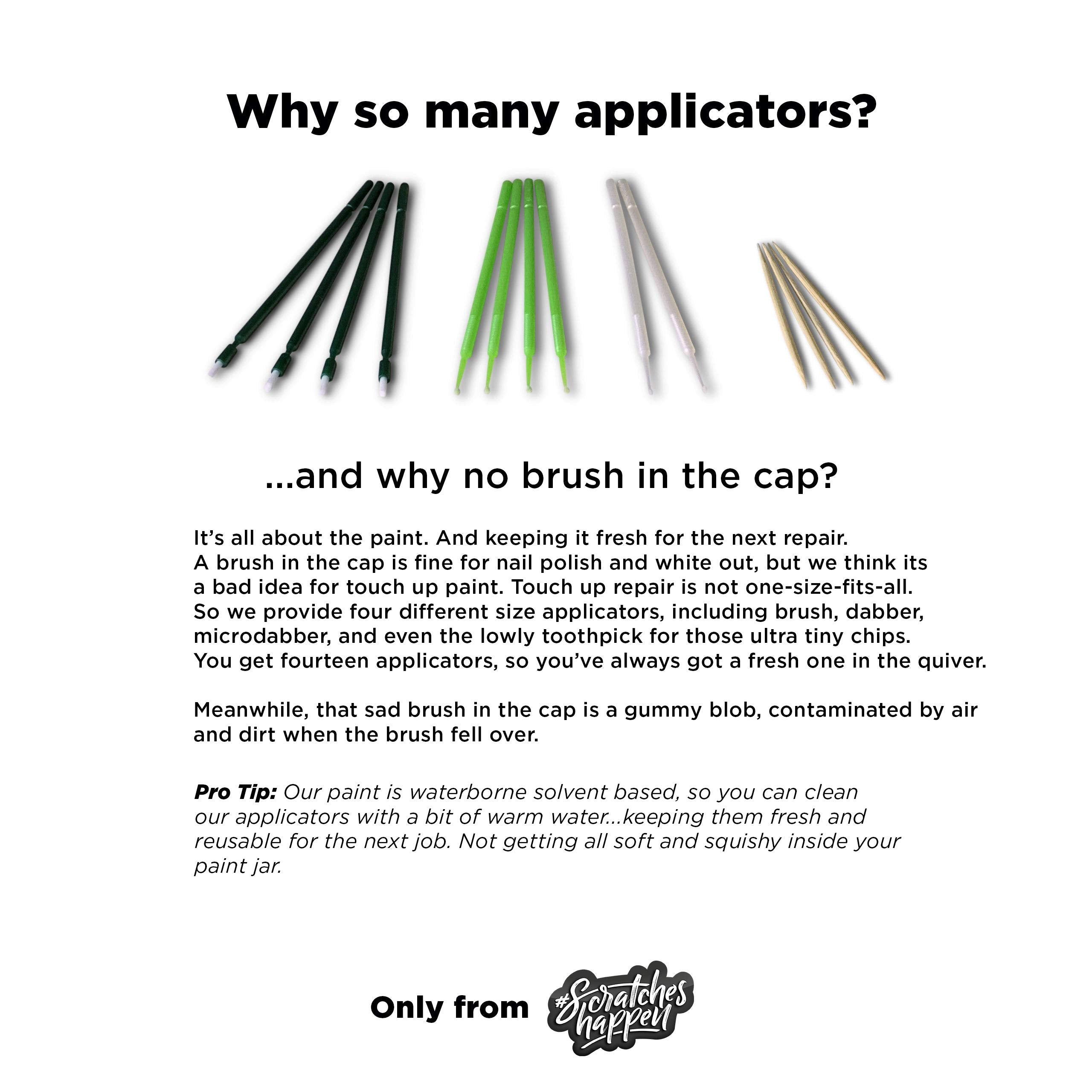 Scratcheshappen Exact-Match Touch Up Paint Kit Compatible With Audi Beluga Brown Metallic (Ly8U/M5) - Bottle, Essential