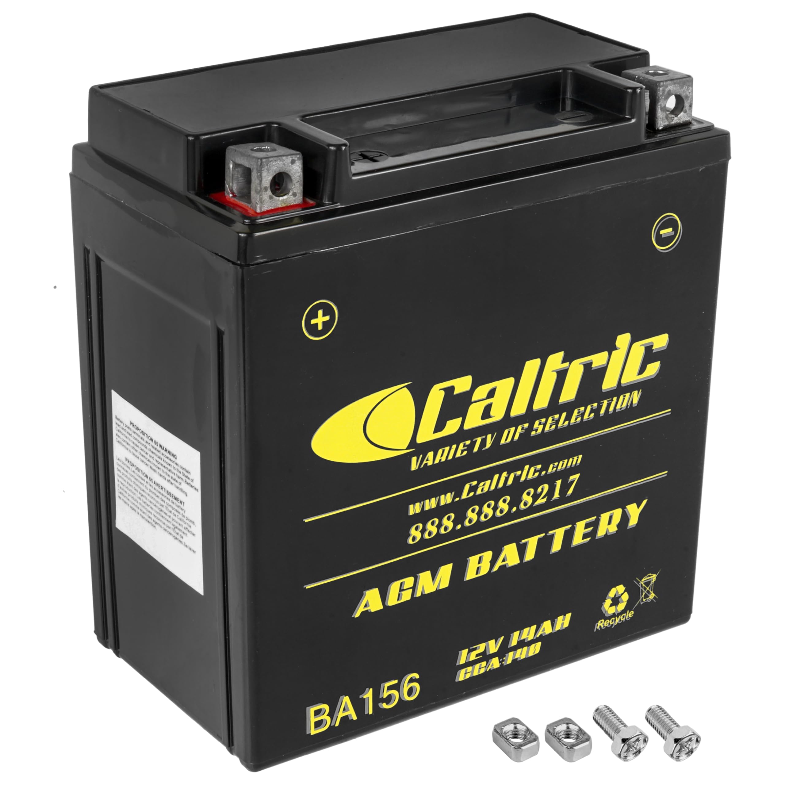 Caltric Agm Battery Compatible with Suzuki Vl1500 Vl-1500 Vl1500B Intruder 1500 1998-2004