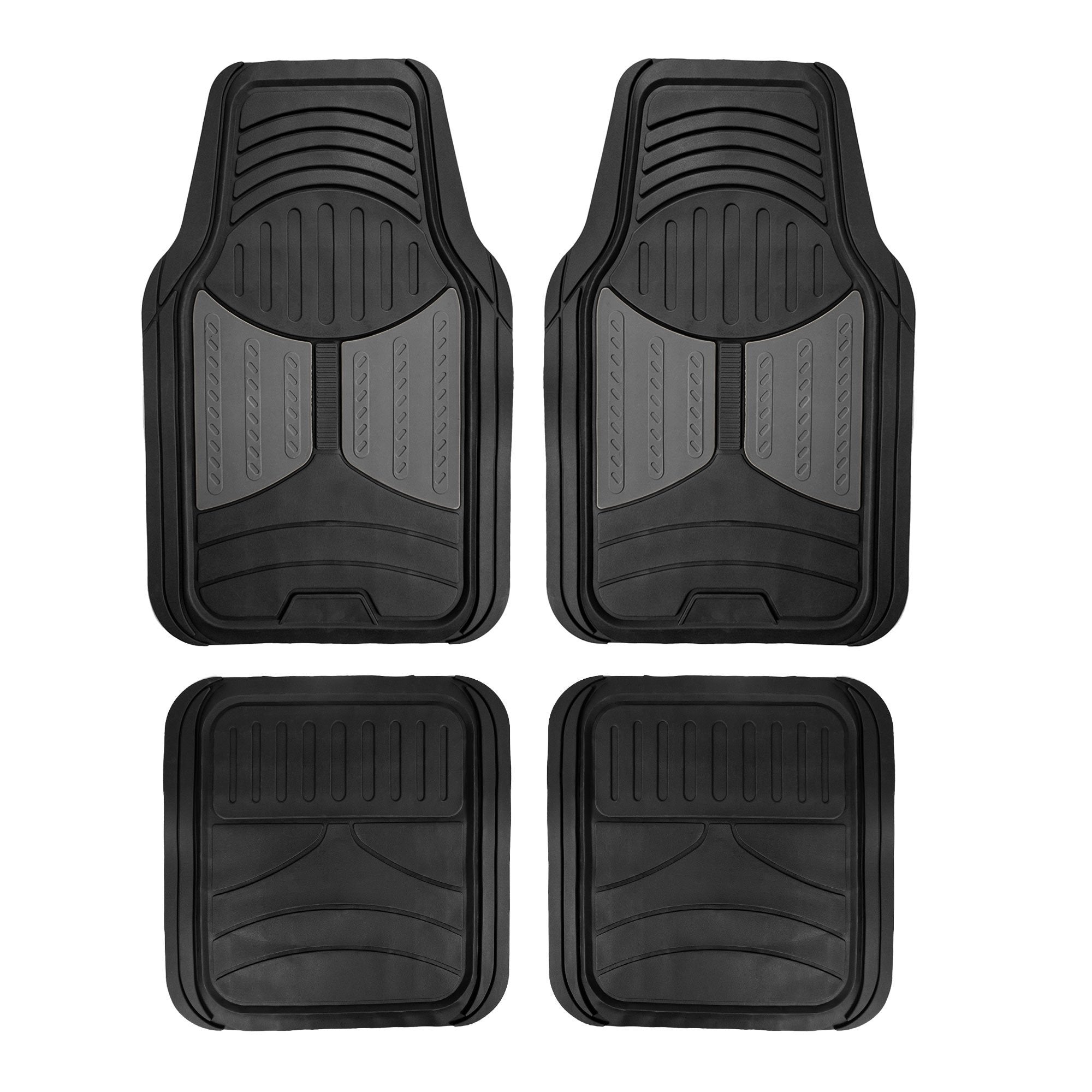 Fh Group Automotive Floor Mats - Heavy-Duty Monster Eye Floor Mats For Cars, Universal Fit Full Set, Climaproof Floor Mats, Trim