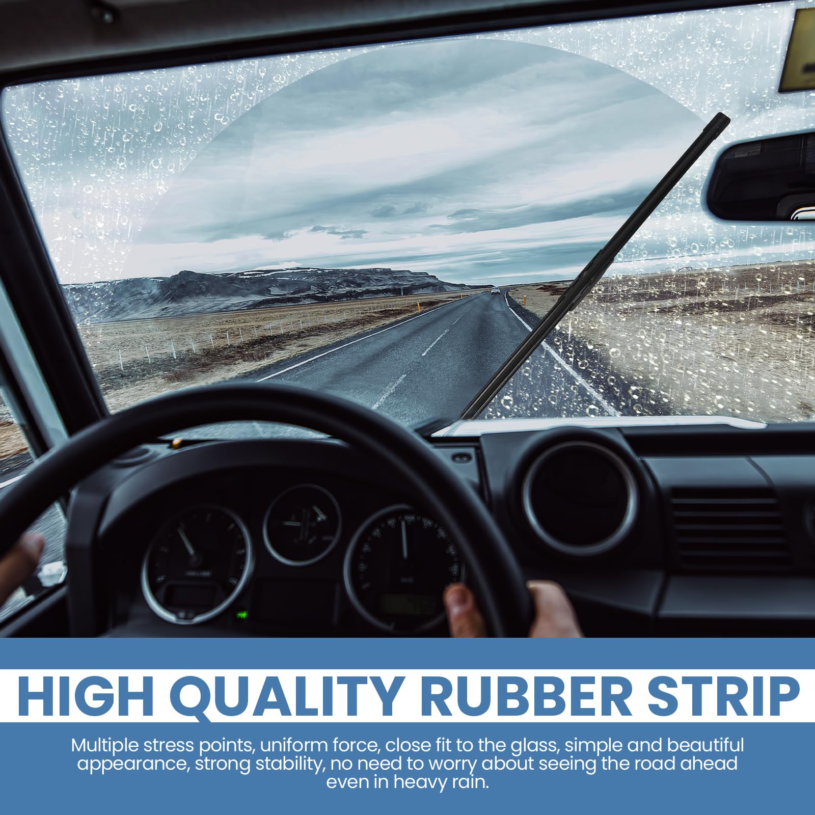 Gspscn Oem Quality 20''+19'' Premium Original Replacement Windshield Wiper Blades,Quiet And Durable Stable High Performance All-