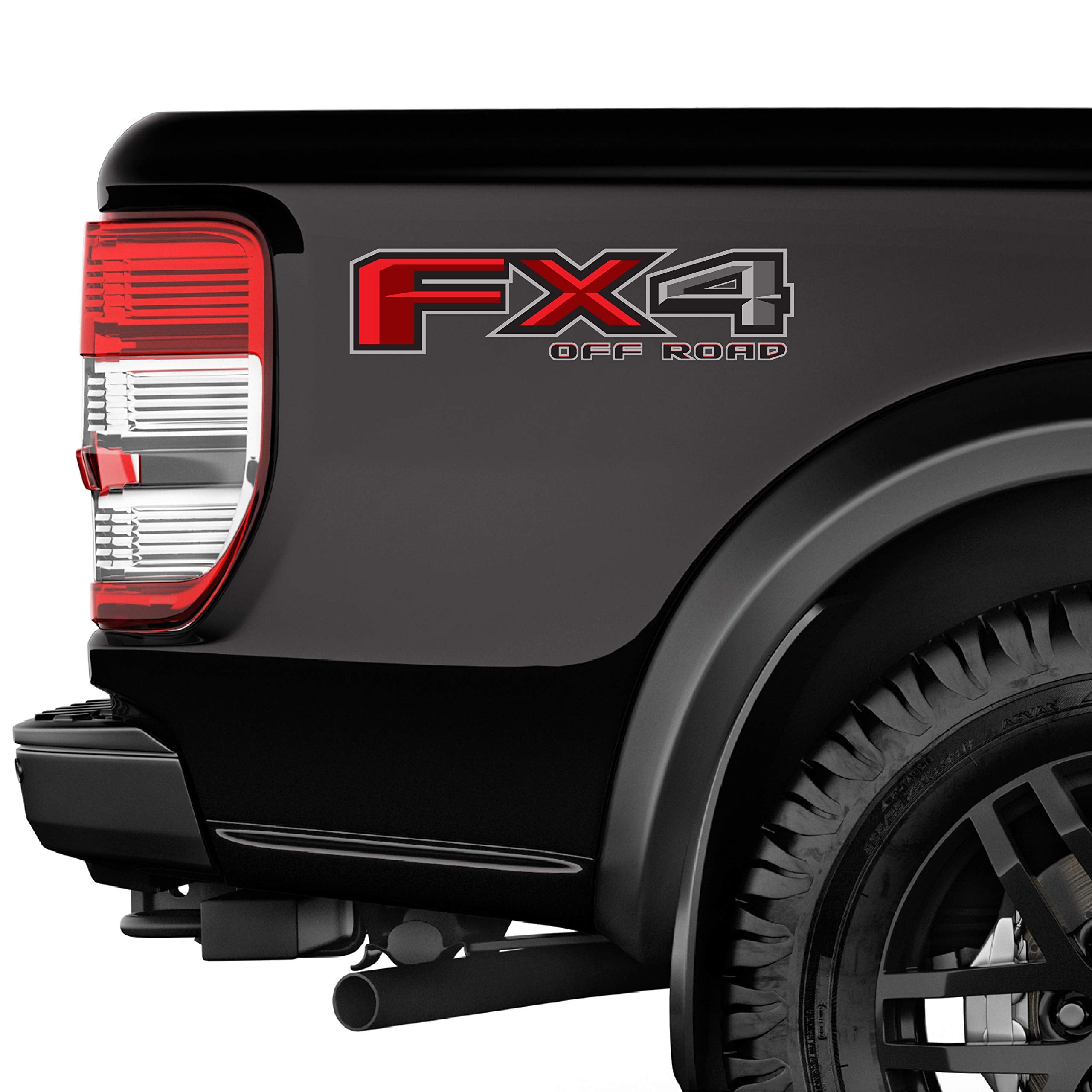 Fx4 Off Road Decal Usa Black Flag Replacement Sticker F 150 Bedside Emblem For 4X4 Truck Super Duty (Fx4 Off Road Decal Original