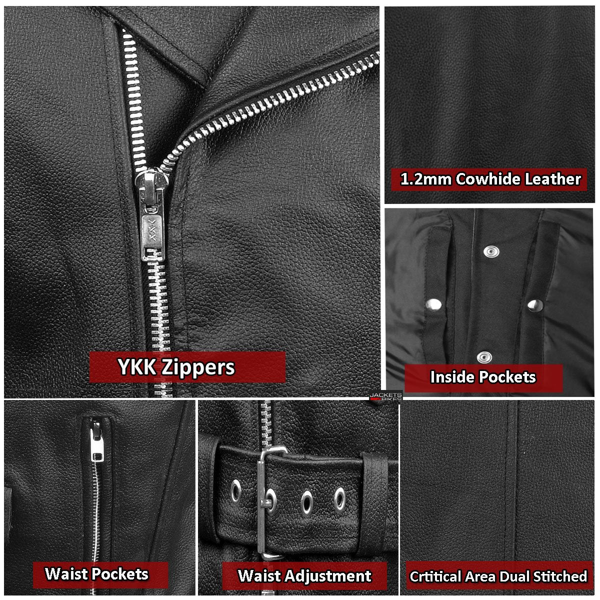 Men'S Classic Cowhide Leather Motorcycle Biker Vest Concealed Carry Gun Pockets Stylish Vintage Club Riding Cruiser Touring Fash