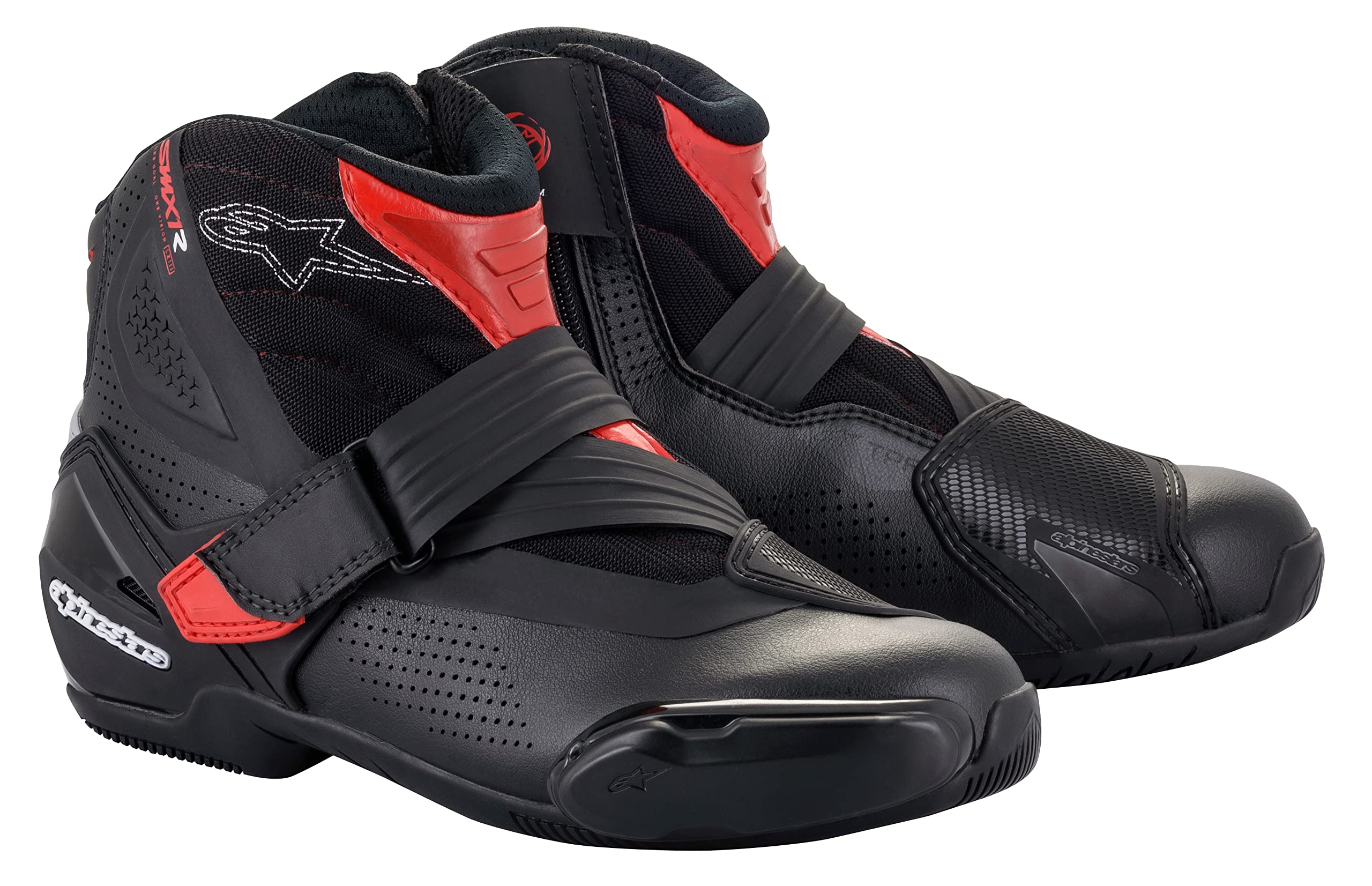 Alpinestars SMX-1 R V2 Vented Boot (Black/Red, numeric_10)