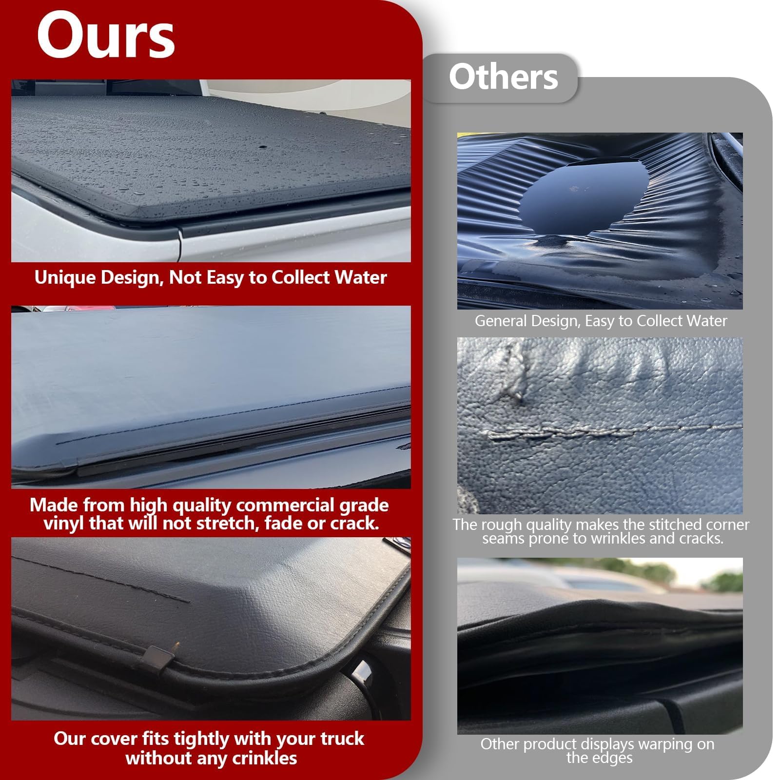 XTWEEX Soft Roll Up Truck Bed Tonneau Cover Fits 2022-2025 Toyota Tundra 5.5FT Bed(Excludes Trail Special Edition Storage Boxes)