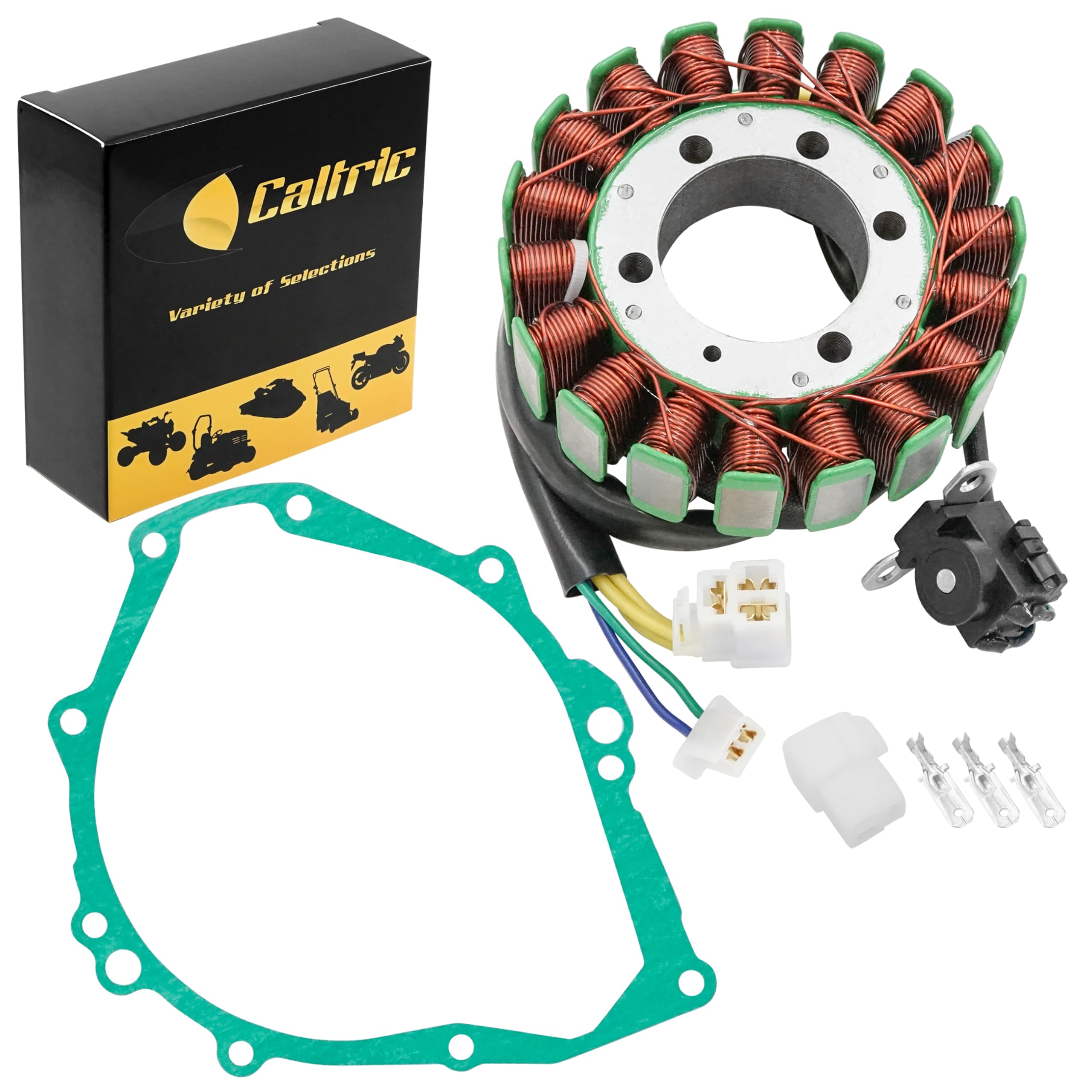 Caltric Stator & Gasket Compatible with Suzuki Gsx-1300R Gsx1300R Gsx 1300R Hayabusa 1999-2007