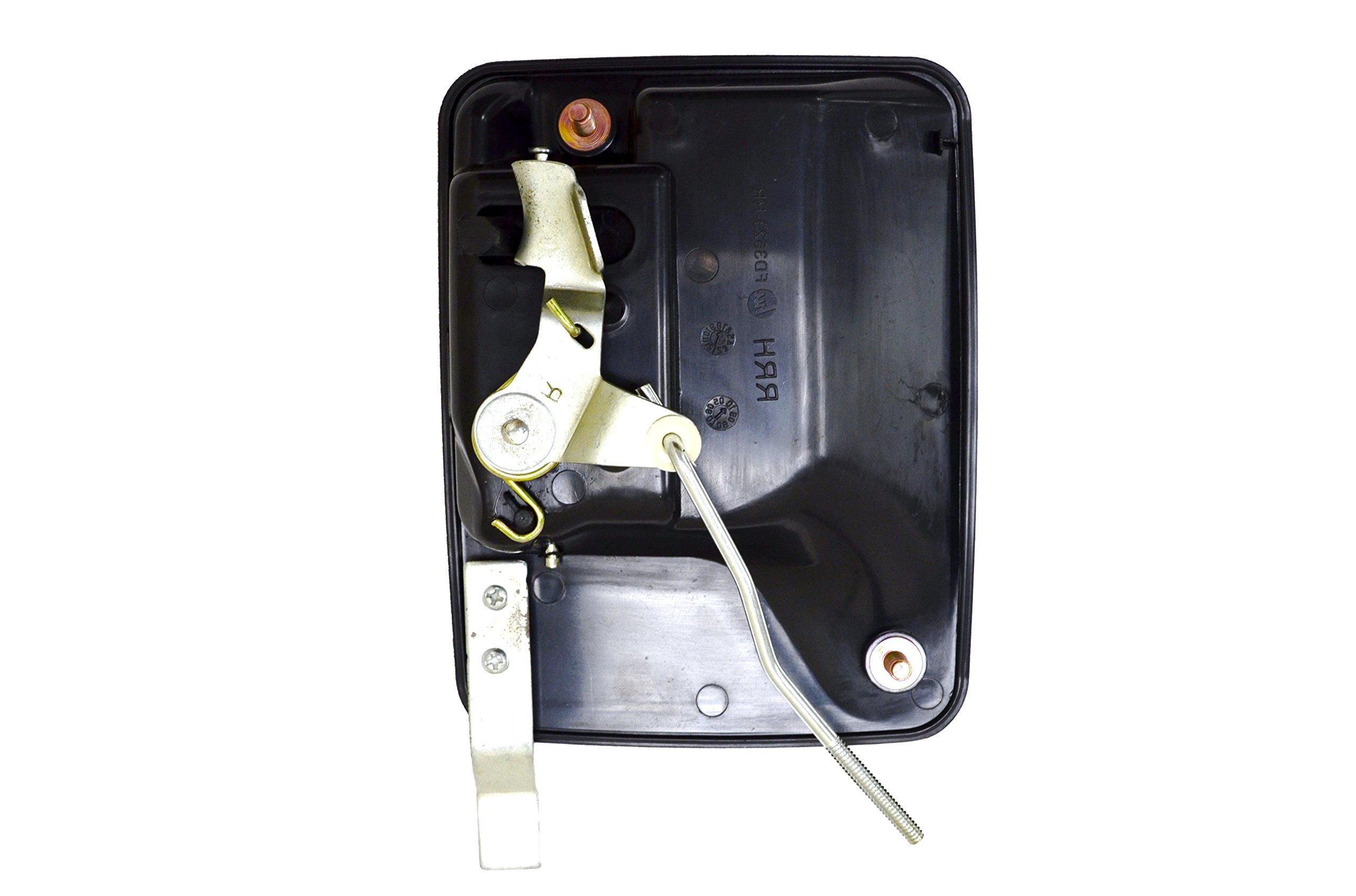 Pt Auto Warehouse Fo-3523A-Rl - Outside Exterior Outer Door Handle, Textured Black - Driver Side Rear