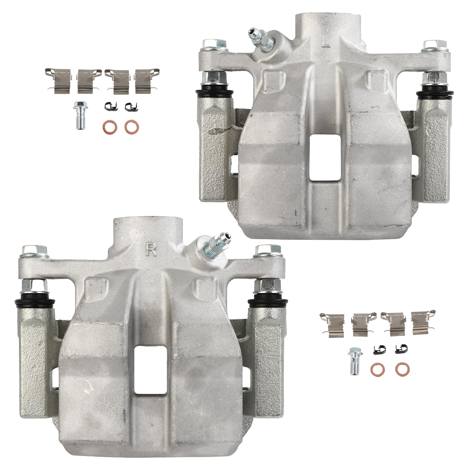 cciyu 19B6281 19B6280 Rear Left & Right Brake Caliper with Bracket Fit For Lexus For RX350 2010-2015,For Lexus For RX450h 2012-2