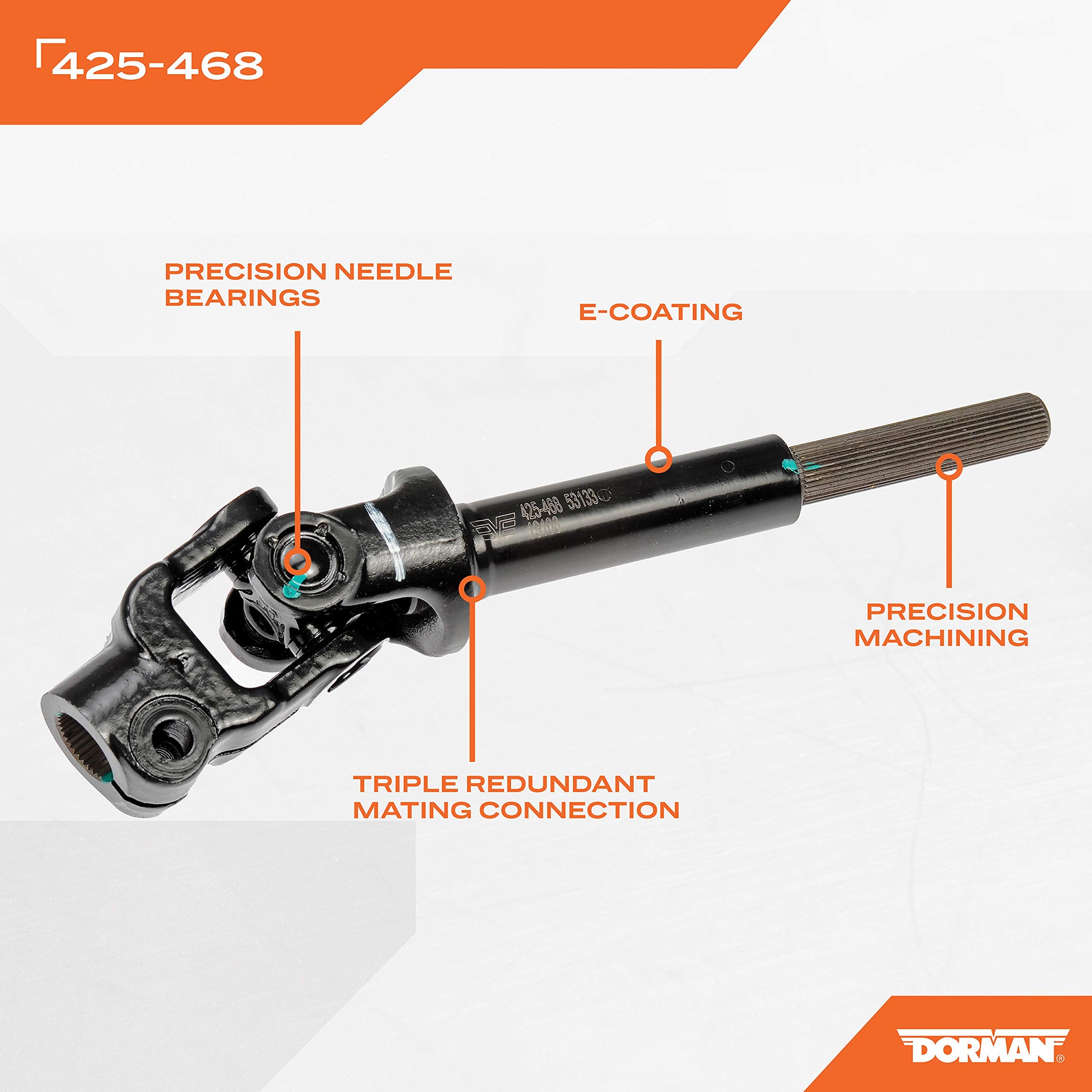 Dorman 425-468 Steering Shaft Compatible With Select Toyota Models