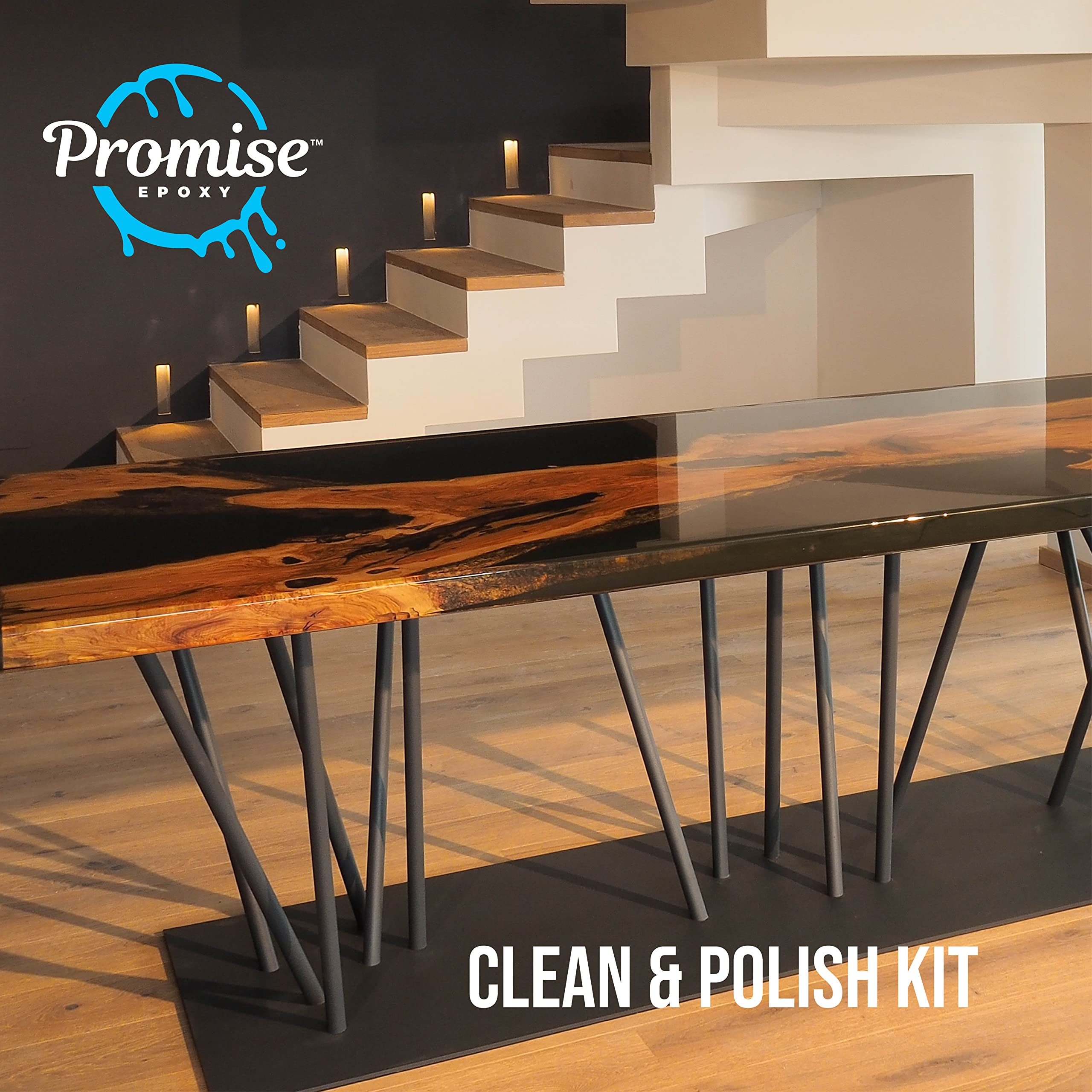 Incredible Solutions Promise Epoxy Kit - 32oz Pro Polish & Cleaner for High Gloss Finishes, Removes Scratches and Scuffs