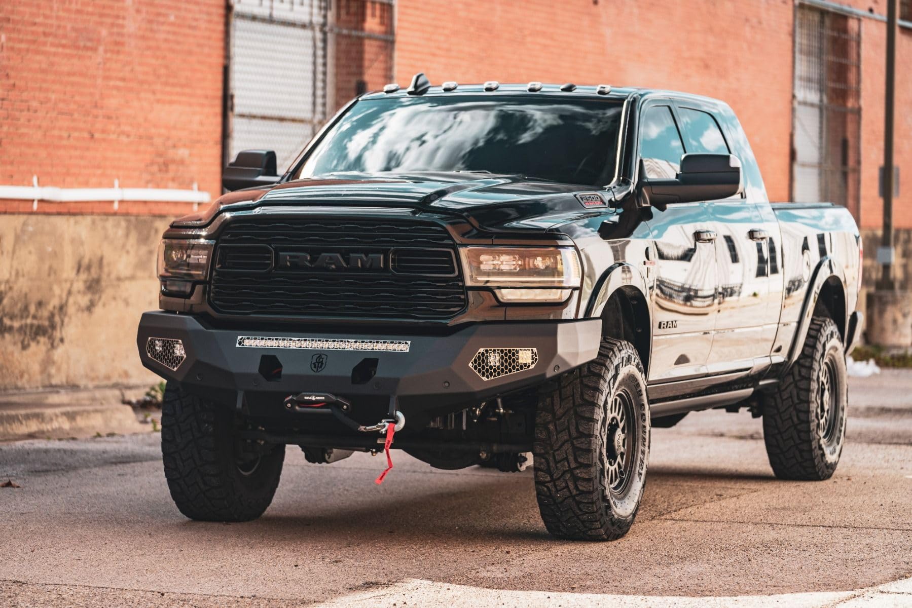 Road Armor 2204Df-B1-P3-Md-Bh Identity Full Width Raw Front Hd Bumper