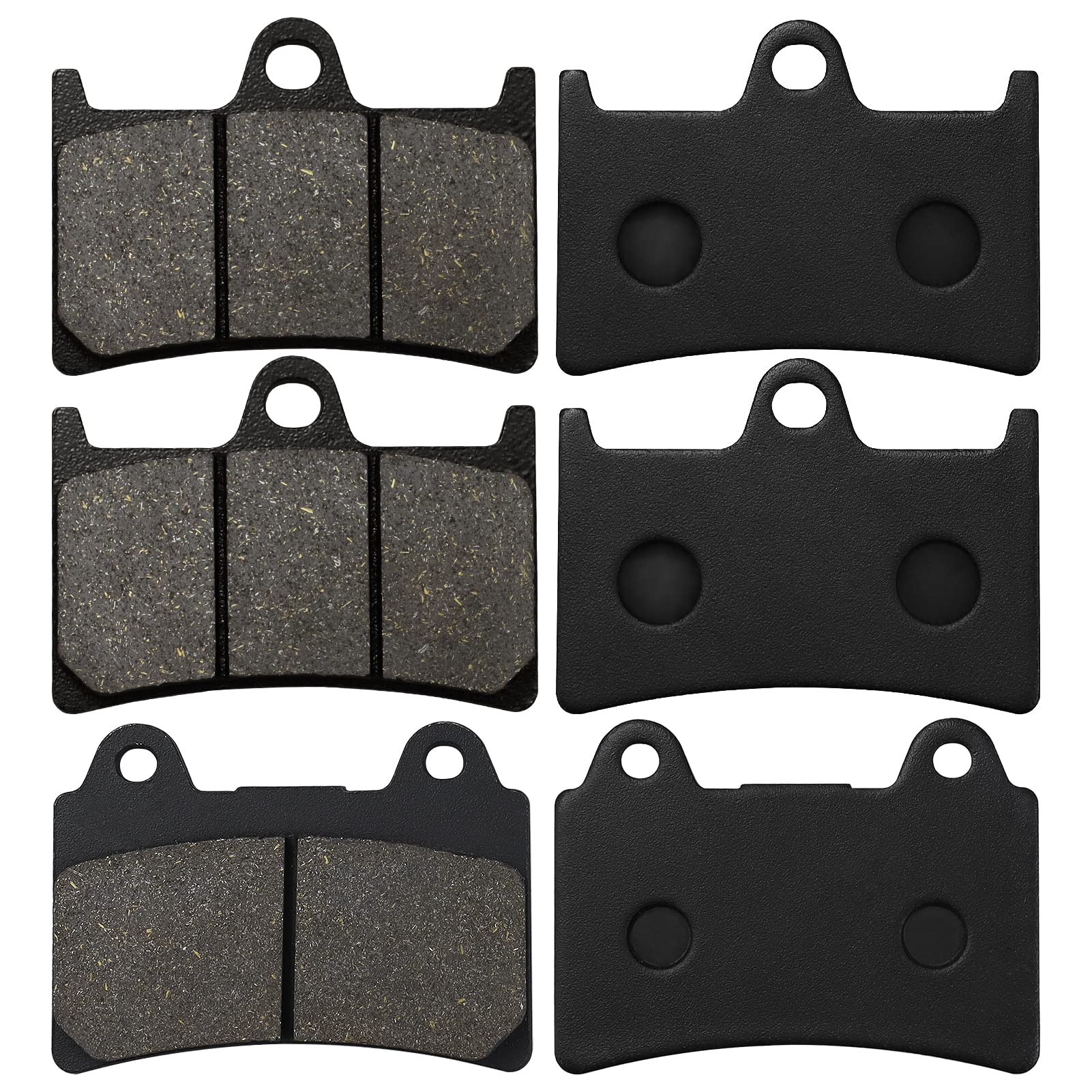 Cyleto Front And Rear Brake Pads For Yamaha Roadstar 1700 Xv1700 2004-2009 Xv 1700 Road Star Midnight Silverado 2004 2005 2006 2