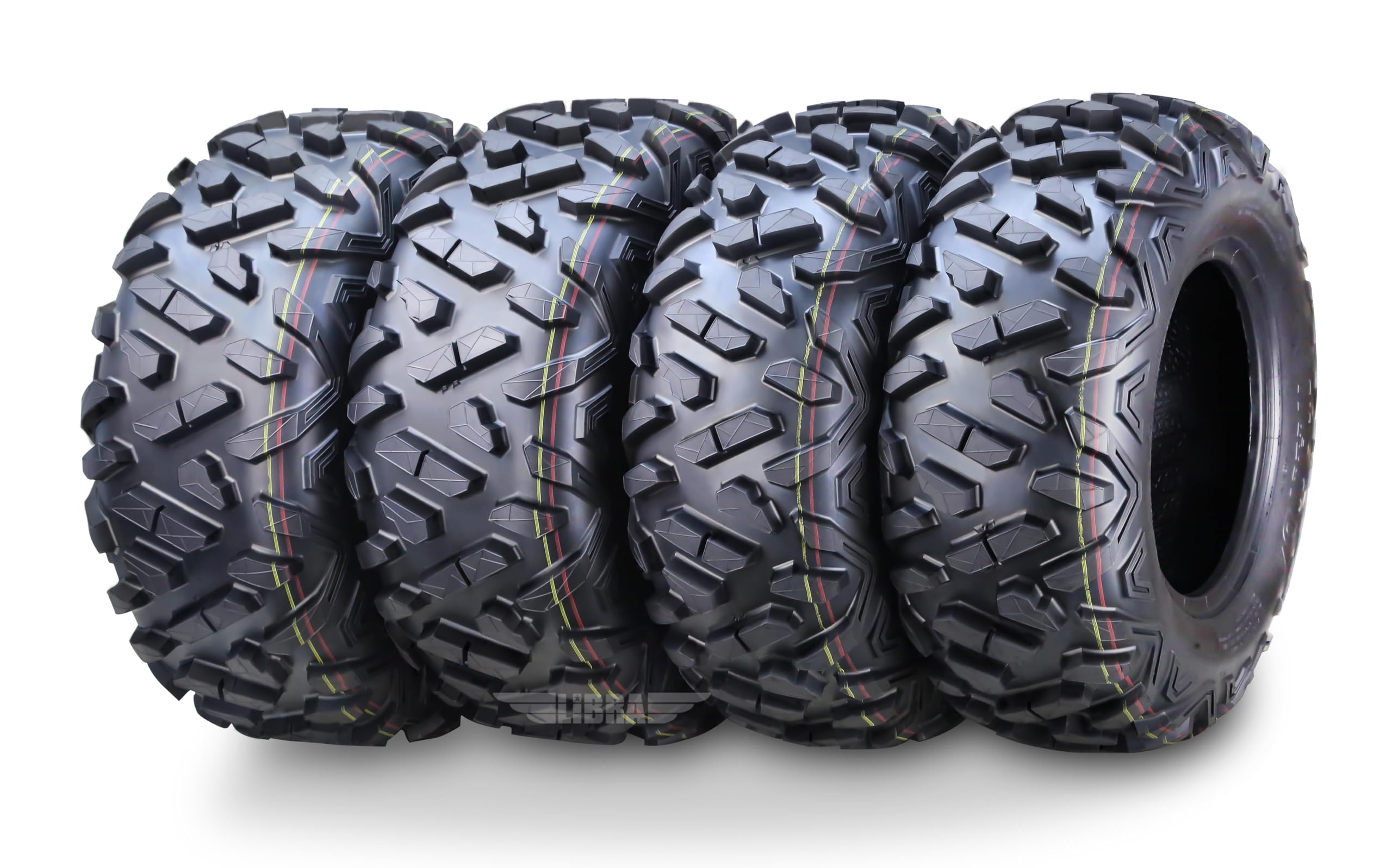 WANDA Full Set ATV Tires 23x7-10 23x7x10 & 23x11-10 23x11x10 Bighorn Style...
