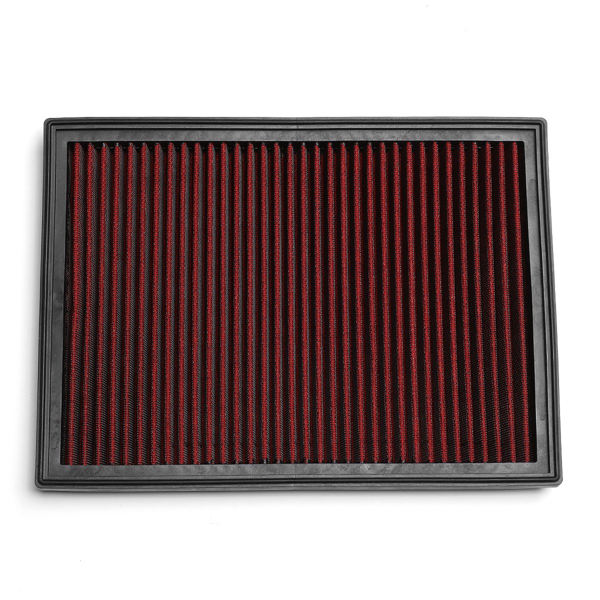 Auto Dynasty Compatible With Gx460 / 4Runner Reusable & Washable Replacement Engine High Flow Drop-In Air Filter (Red)