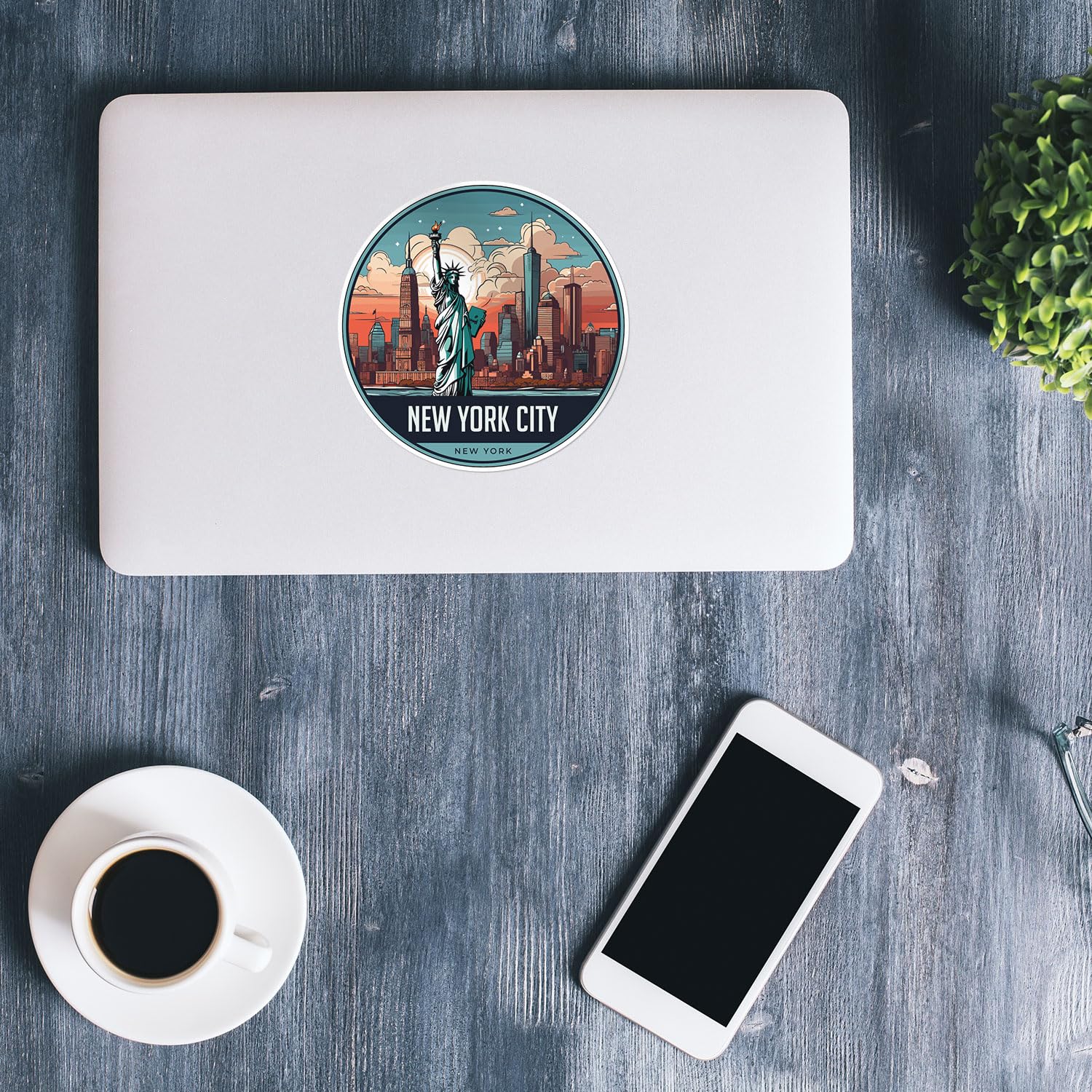 Generic New York City Sticker - Waterproof Vinyl Decal, 5'' Size for Car, Laptop, Water Bottle, Wall, and Window