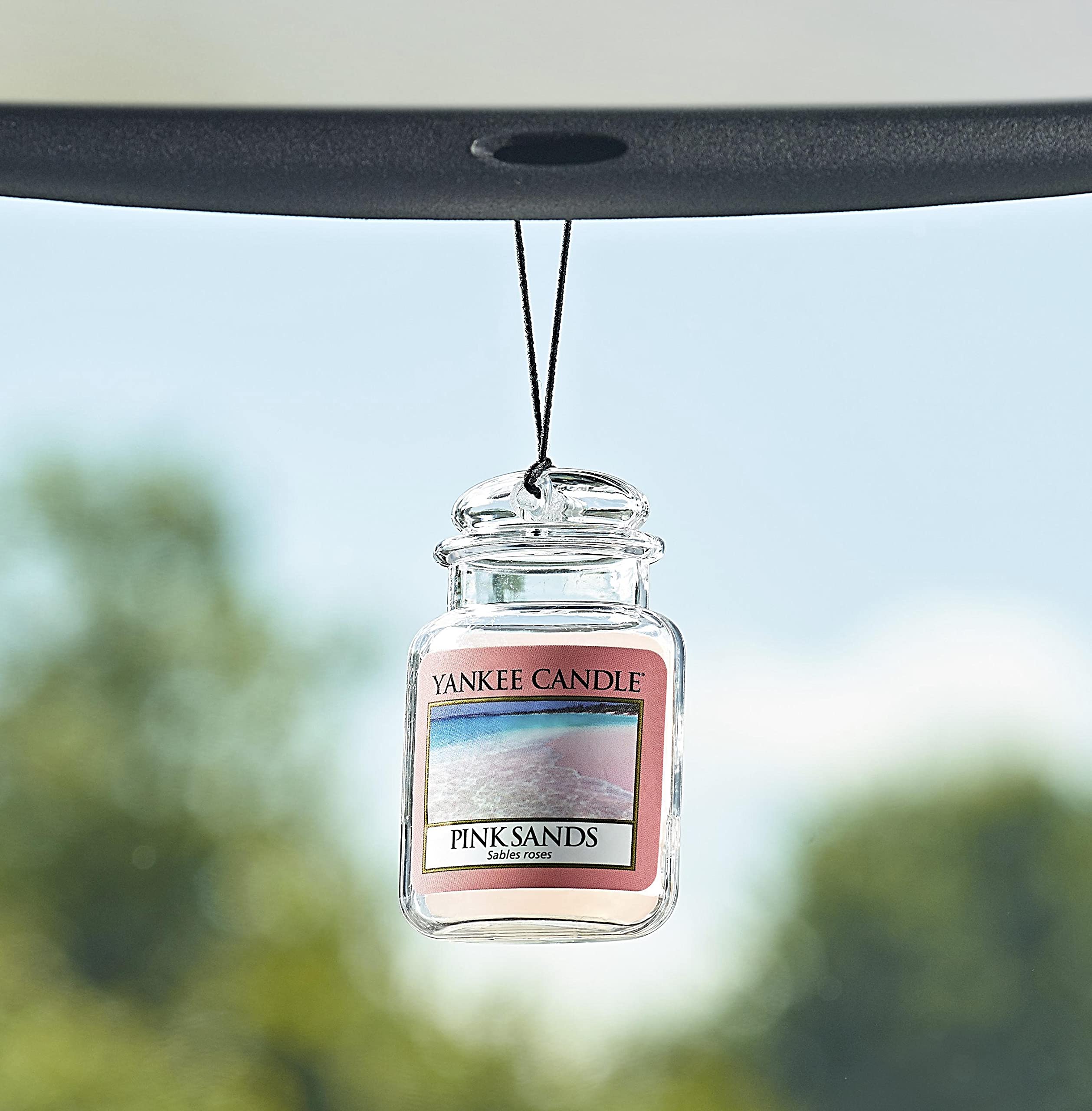 Yankee Candle Car Jar Ultimate Air Freshener, Pink Sands