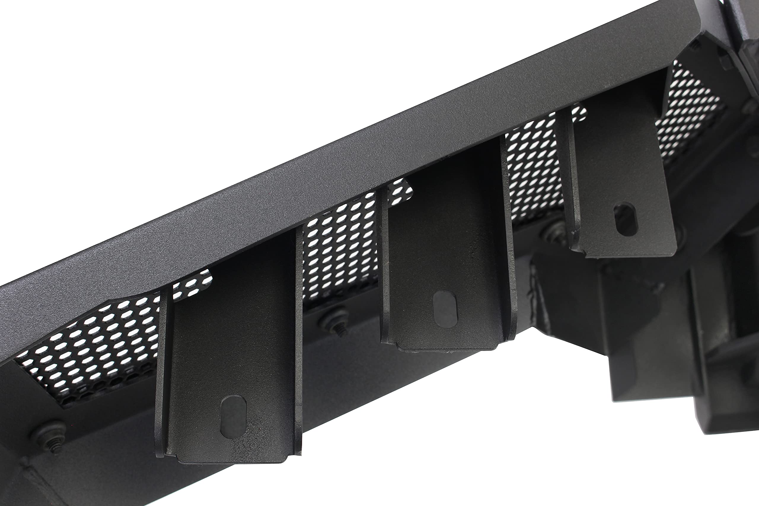Go Rhino Element Front Bumper W/ Power Bar | Mild Steel, Textured Black | 343891T | Fits 2016 - 2023 Toyota Tacoma