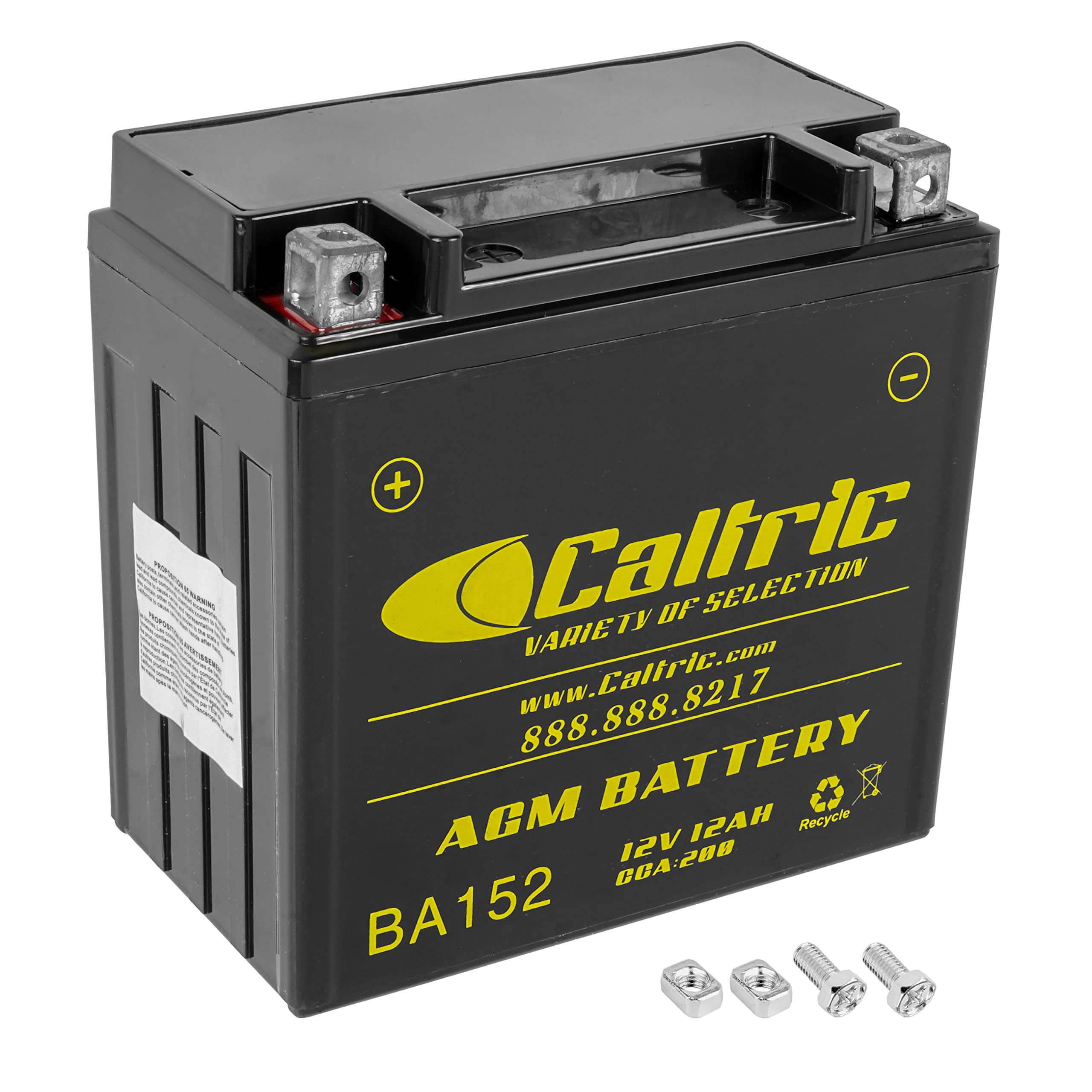 Caltric Agm Battery Compatible with Honda Gl1500C Gl-1500C Valkyrie 1500 Tour Interstate 1997-2003