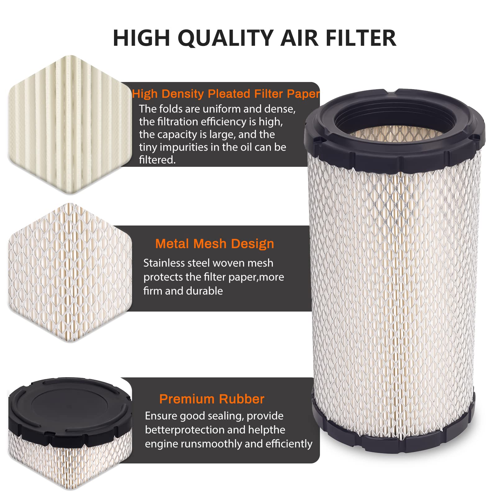 Fhsjxr 715900394 Air Filter For 2016-2023 Can Am Defender Traxter Hd5 Hd8 Hd7 Hd9 Hd10 Maverick Trail 1000 700 800 800R Sport 10