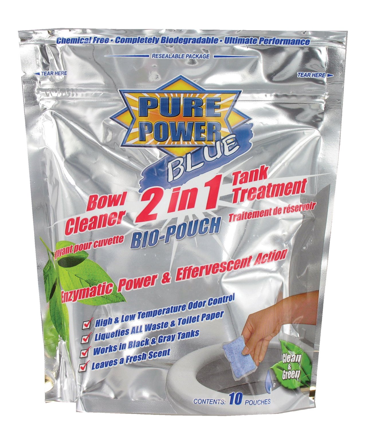 VALTERRA V23020 Blue Pure Power 2in1 Drop Ins, (Pack of 10)