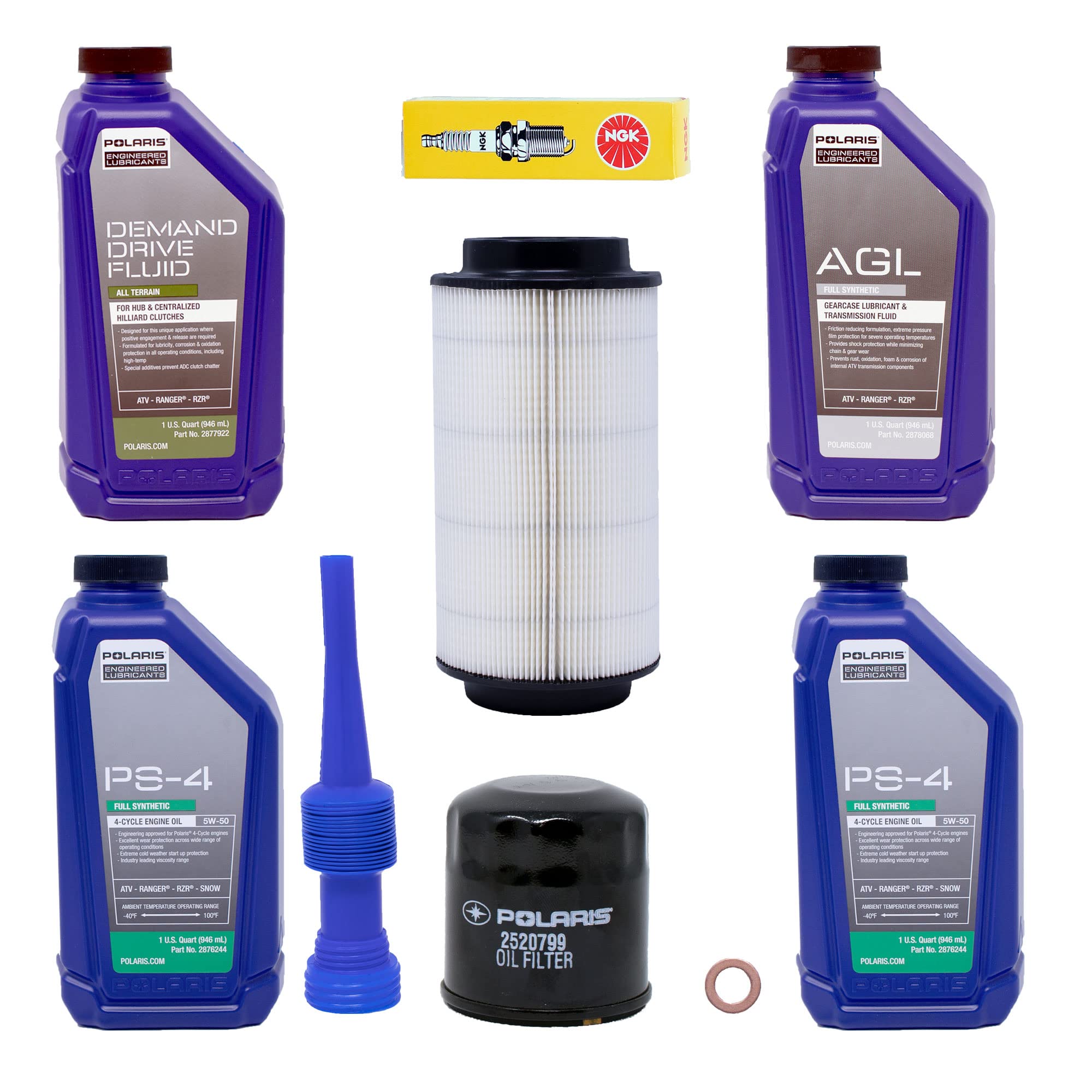 Edwards Oil Change Kit Fits 2014-2023 Polaris Sportsman 570 Atv Full Service With Air Filter