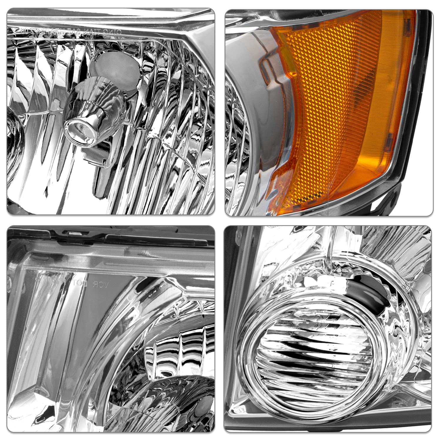 SOCKIR Headlight Assembly - OE Style Factory Replacement for 2008-2012 Ford Escape, Left Driver Side, w/o Bulbs