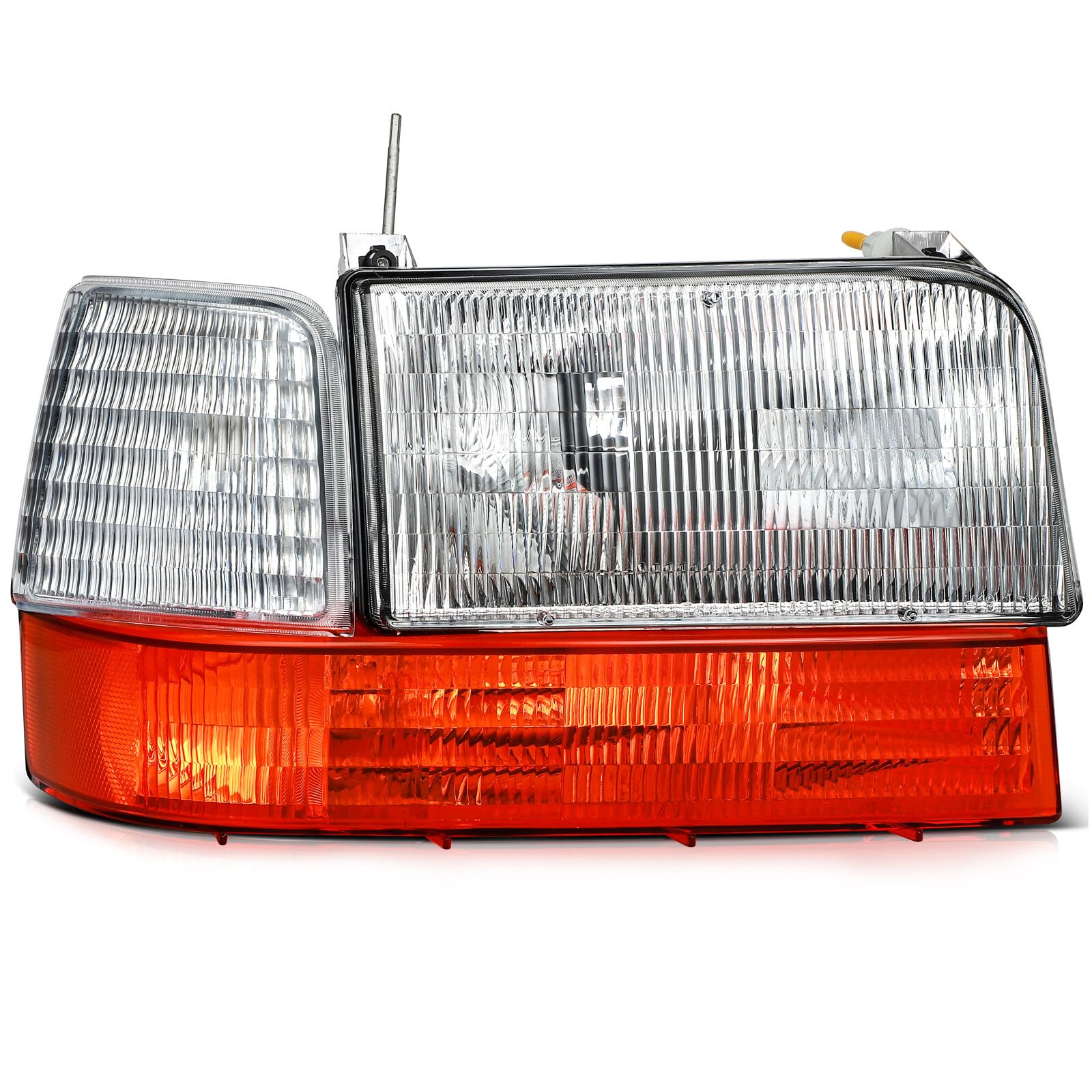 LSAILON Headlight Assembly Replacement Fit 2008-2010 for Ford For F-250 Super Duty 2008-2010 for Ford For F-350 Super Duty 2008-