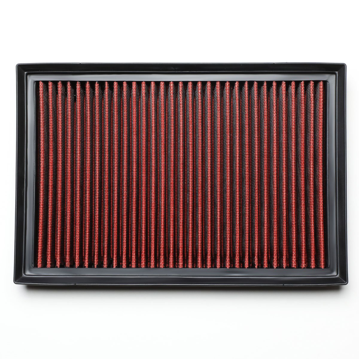Auto Dynasty Compatible With Mazda 3 / Mazda 5 2.0L / 2.3L / 2.5L Reusable & Washable Replacement High Flow Drop-In Air Filter (Red)